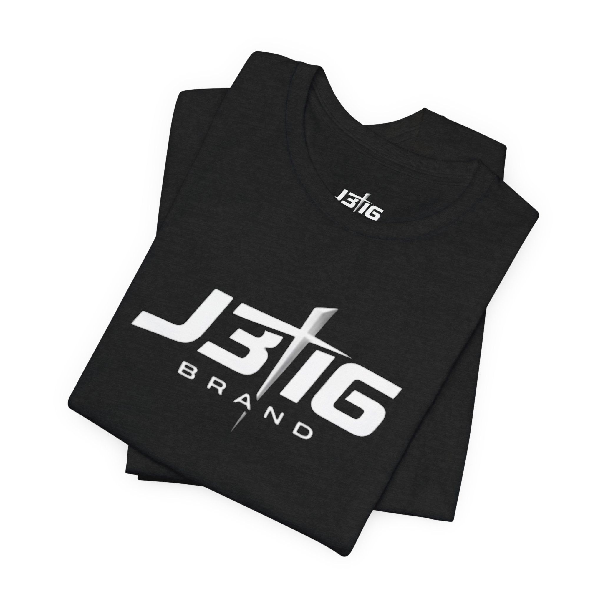 J3T6 Brand Logo Tee - Men's Heathered Graphic T-Shirt