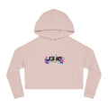 J316 Floral logo Cropped Hoodie Hooded