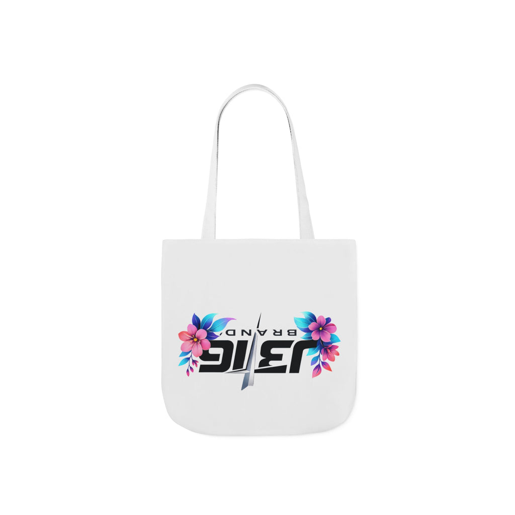 J316 Brand Floral logo canvas tote