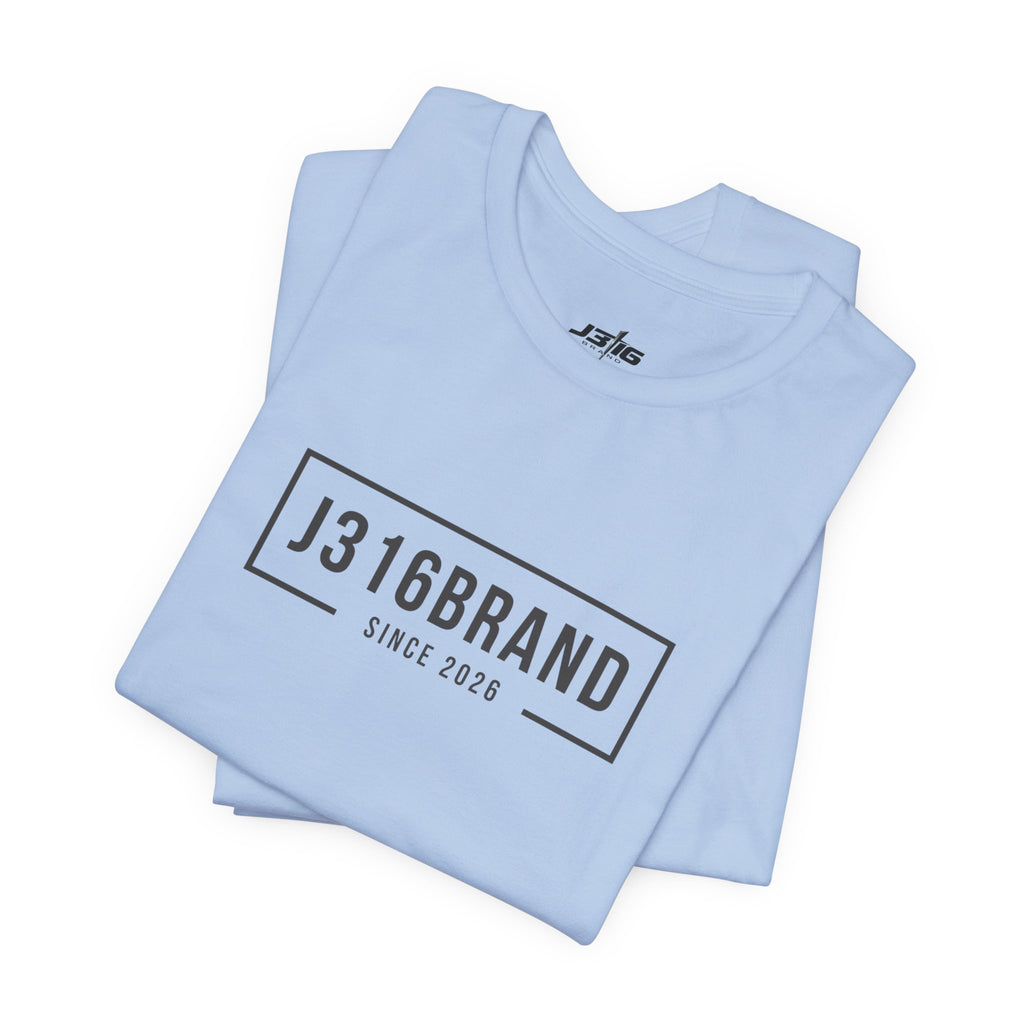 J316BRAND Graphic Tee — Minimal Box Logo T-Shirt