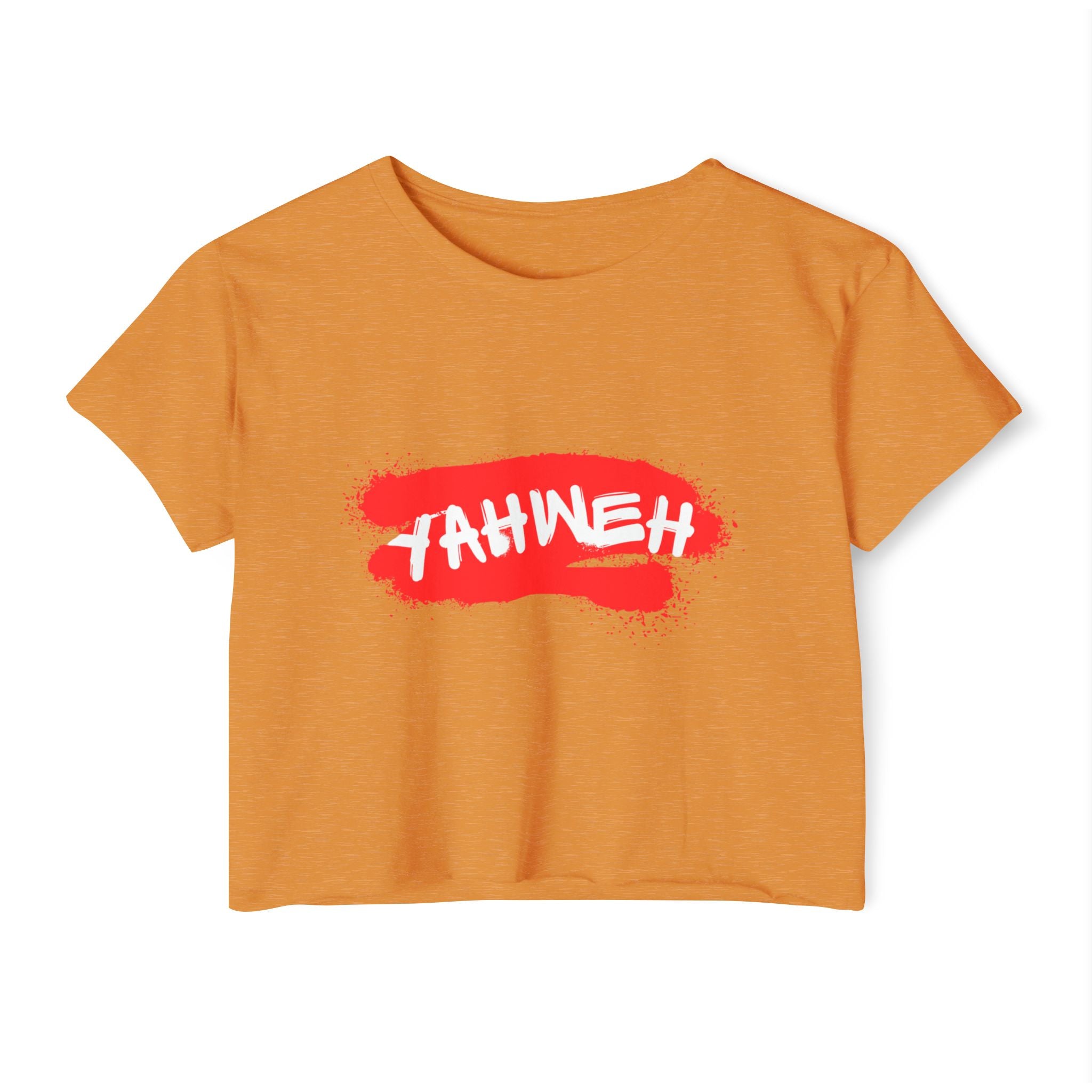 J316 Yahweh Womens Crop Top Dark