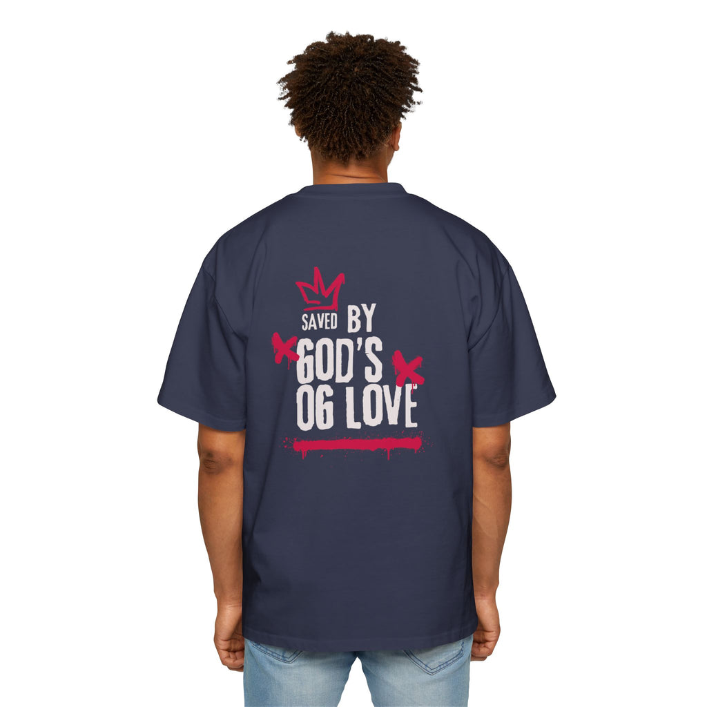 J316 Saved by Gods OG Love Oversized Dark
