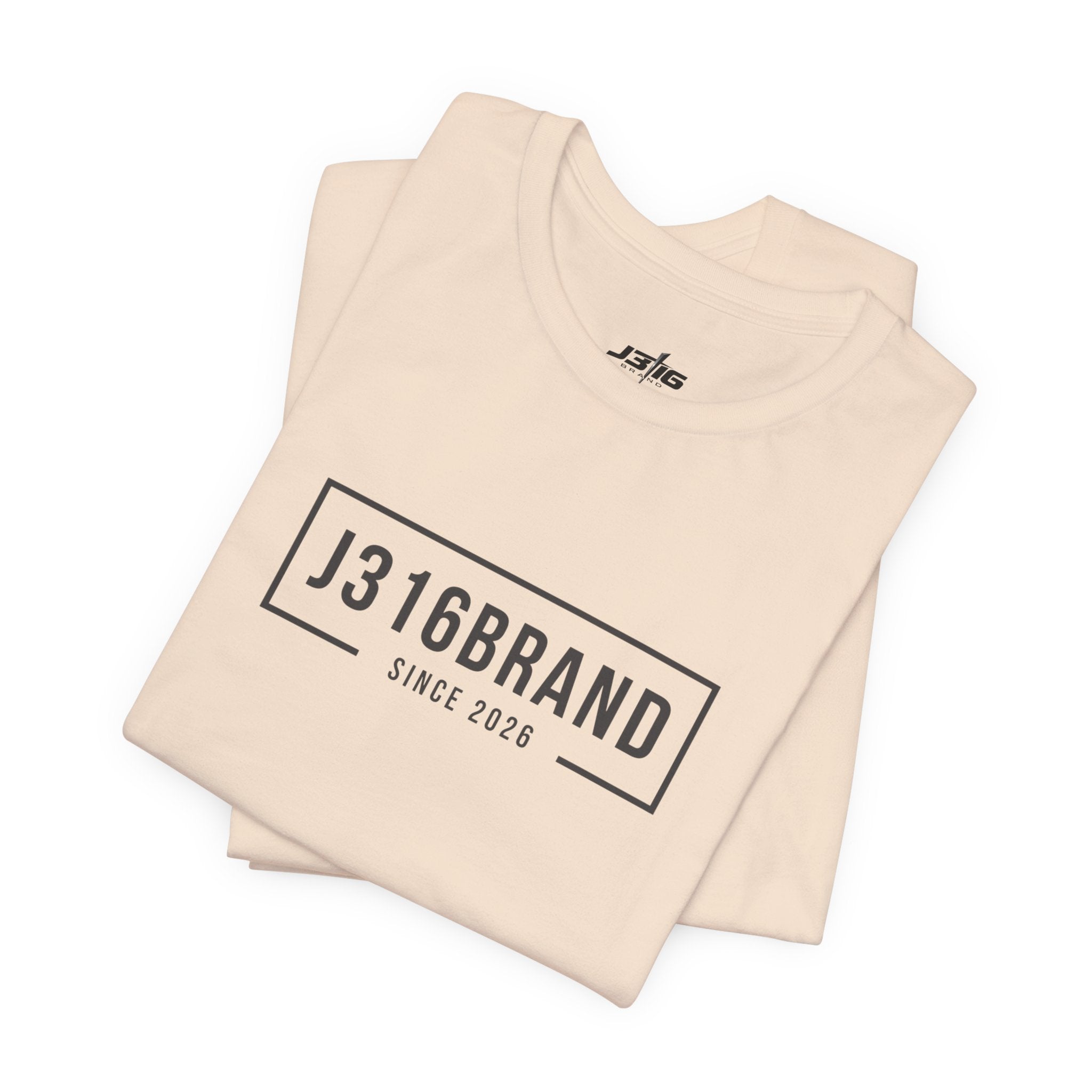 J316BRAND Graphic Tee — Minimal Box Logo T-Shirt
