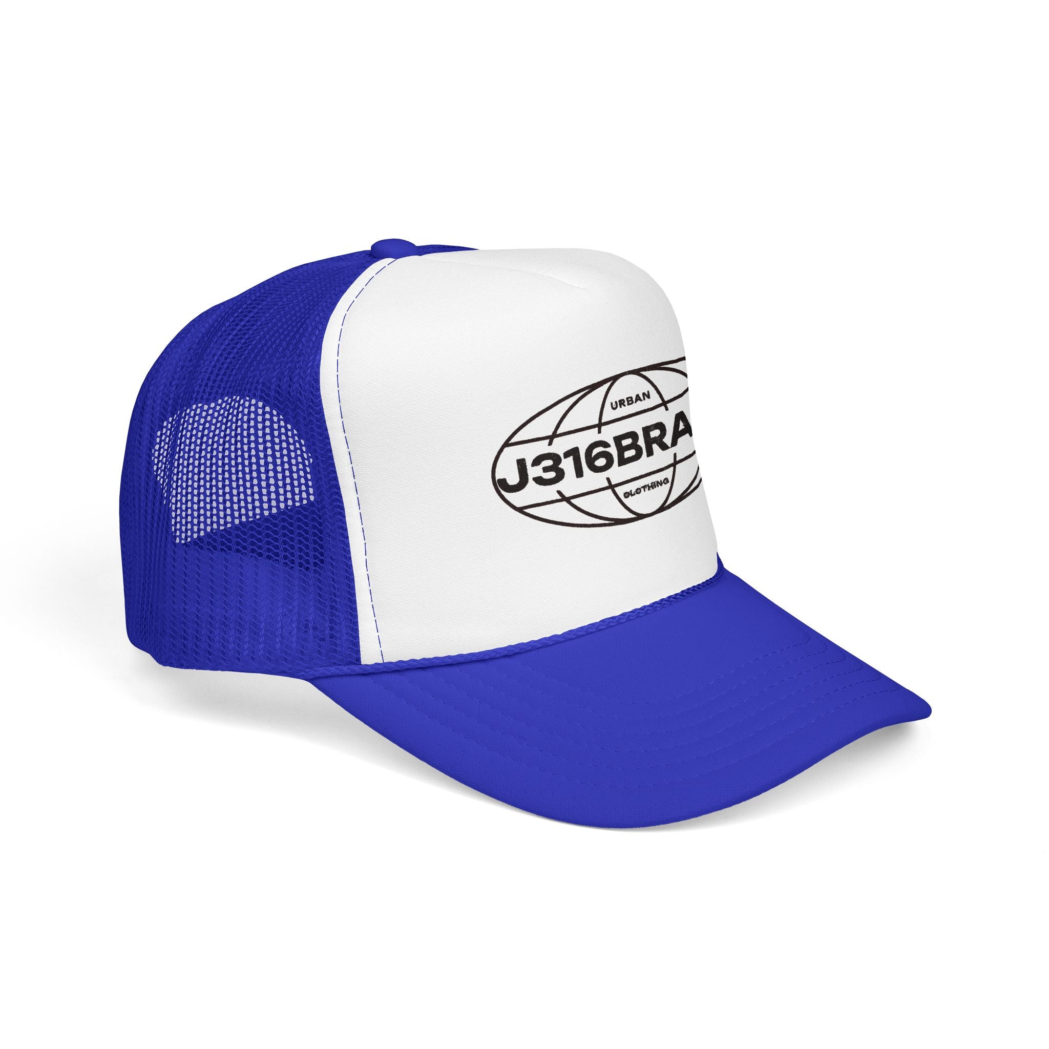 J316 Globe Foam Trucker Hat Dark