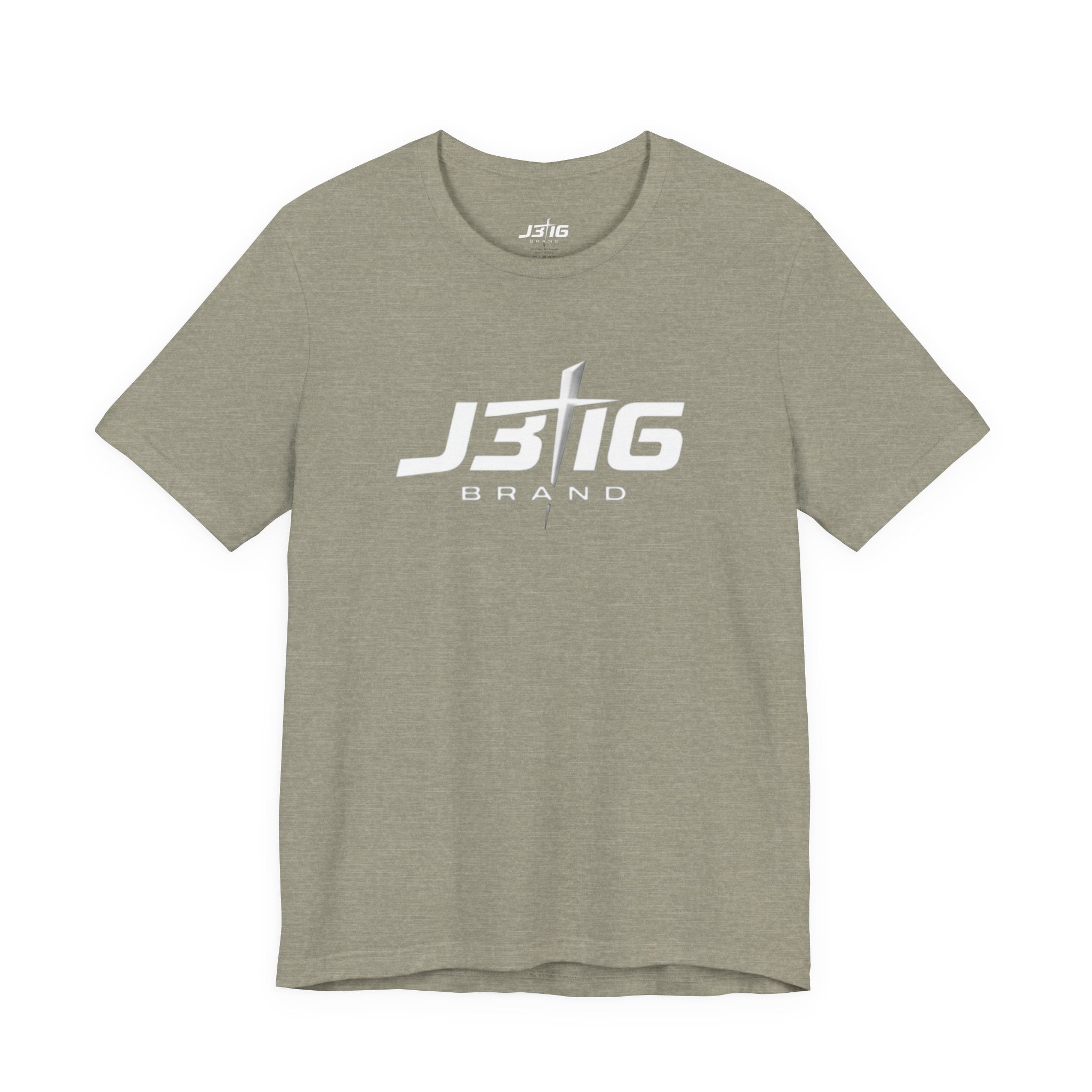 J3T6 Brand Logo Tee - Men's Heathered Graphic T-Shirt