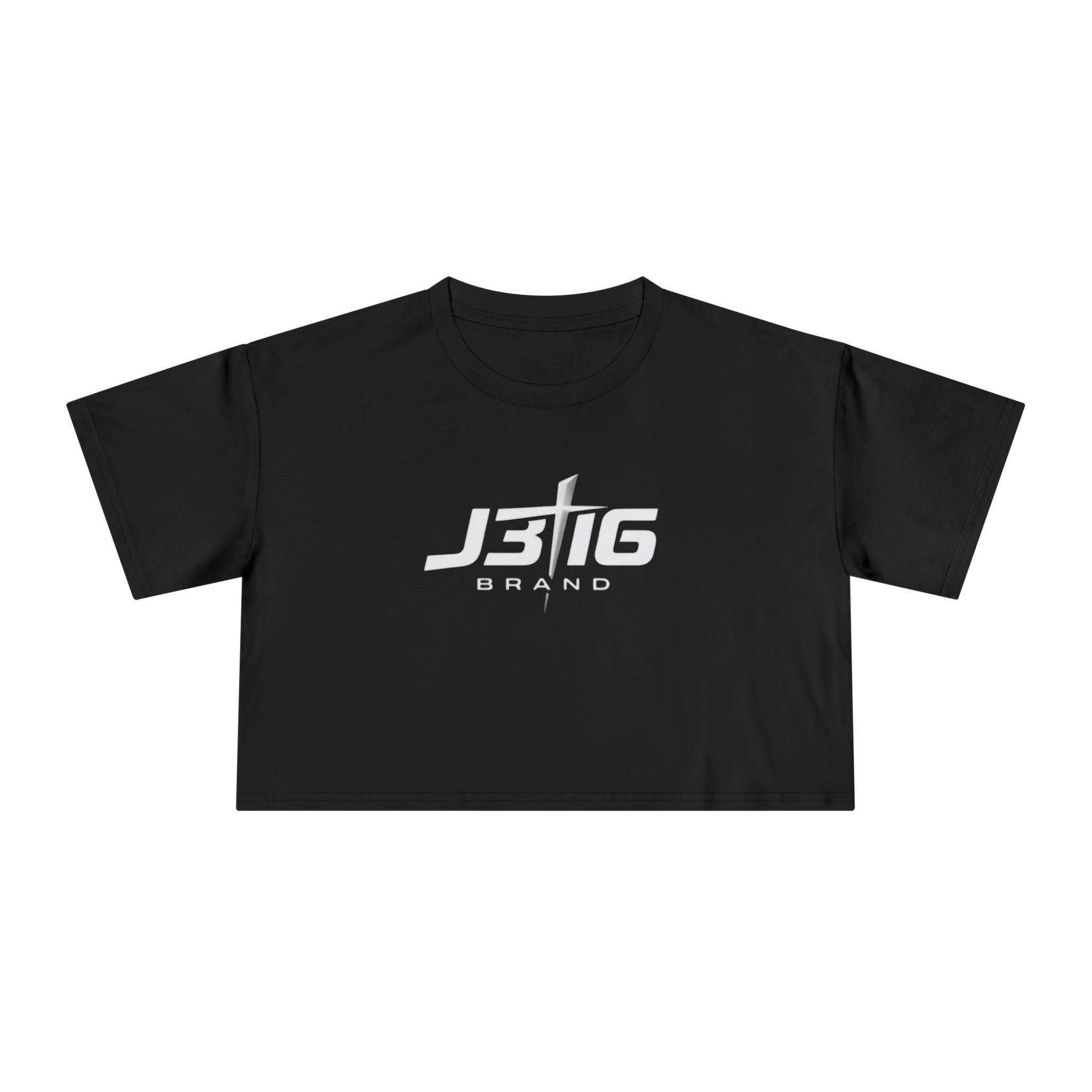 J316 women’s basic logo crop top