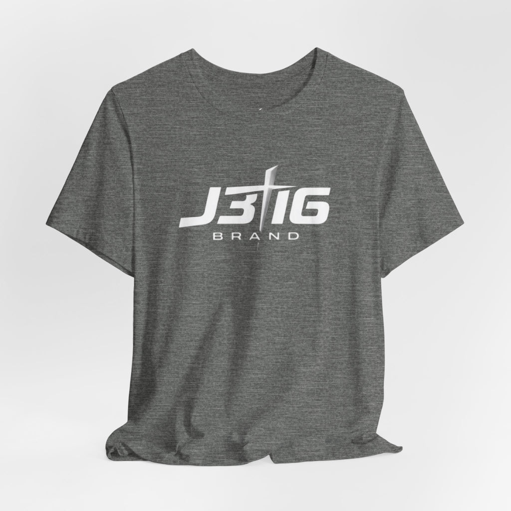 J3T6 Brand Logo Tee - Men's Heathered Graphic T-Shirt