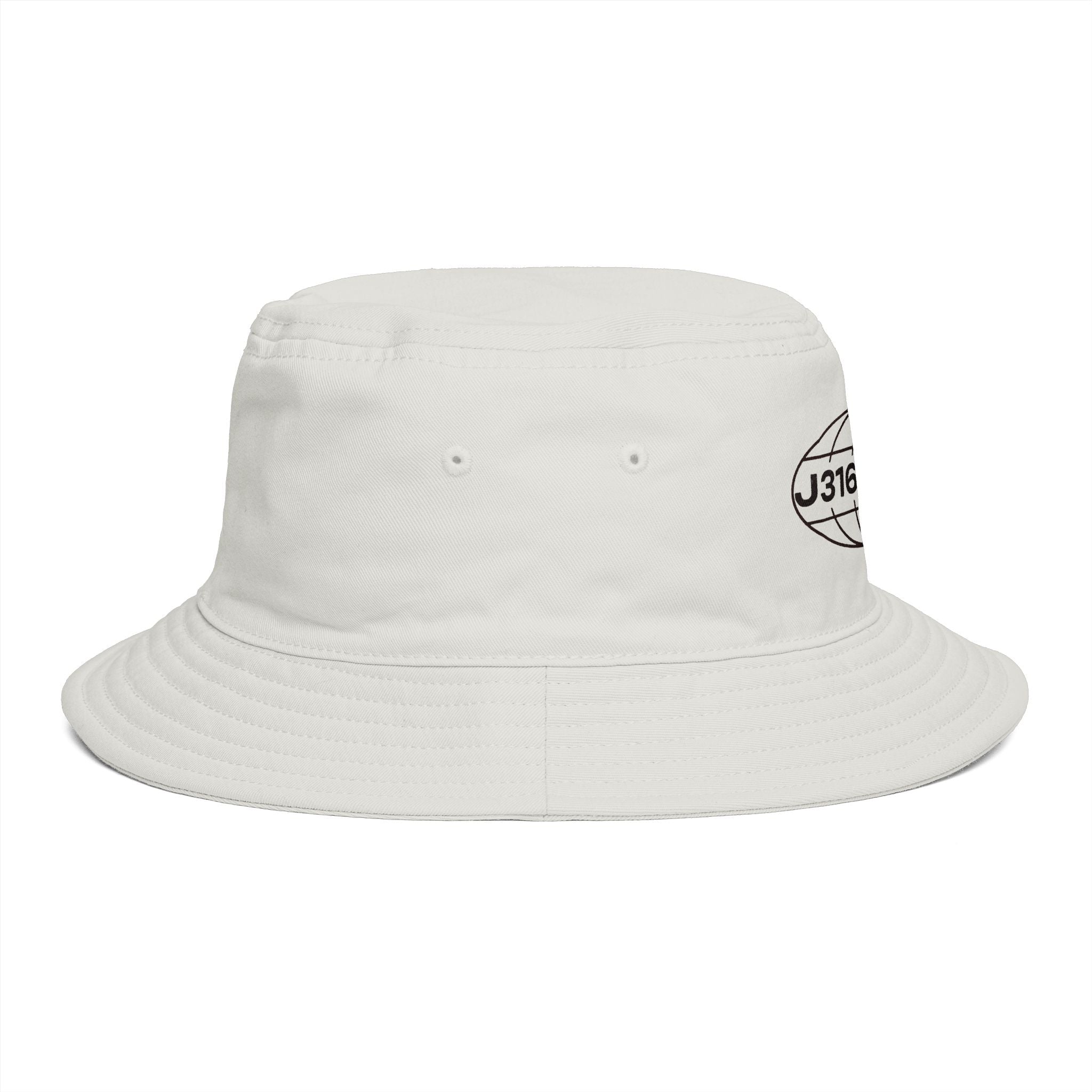 J316 Globe Logo Bucket Hat
