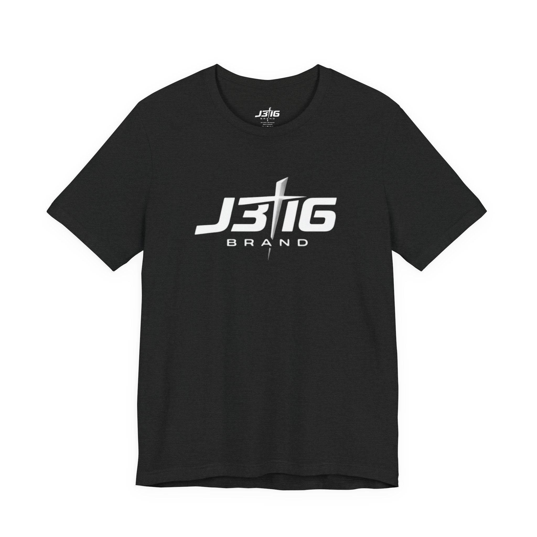 J3T6 Brand Logo Tee - Men's Heathered Graphic T-Shirt