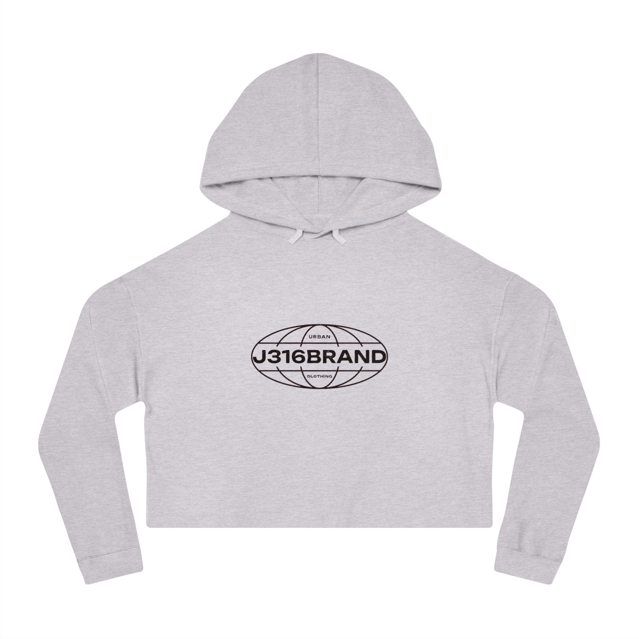J316 Esfuérzate y se Valiente Cropped Hoodie