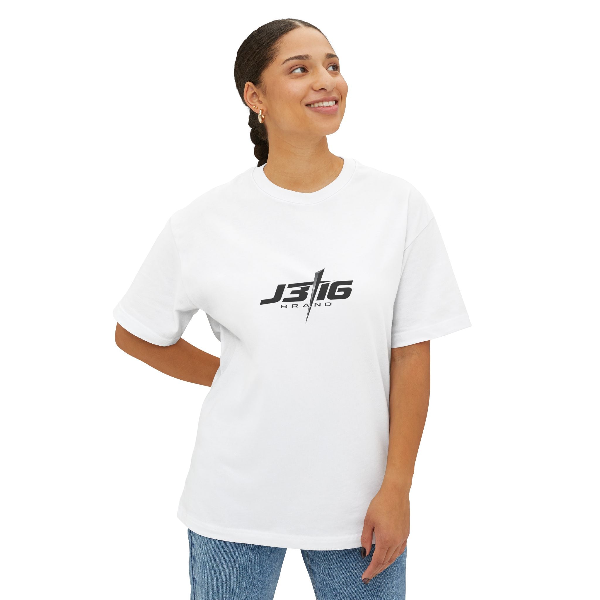 J316 Logo Tee — Minimal Graphic Boxy T-Shirt