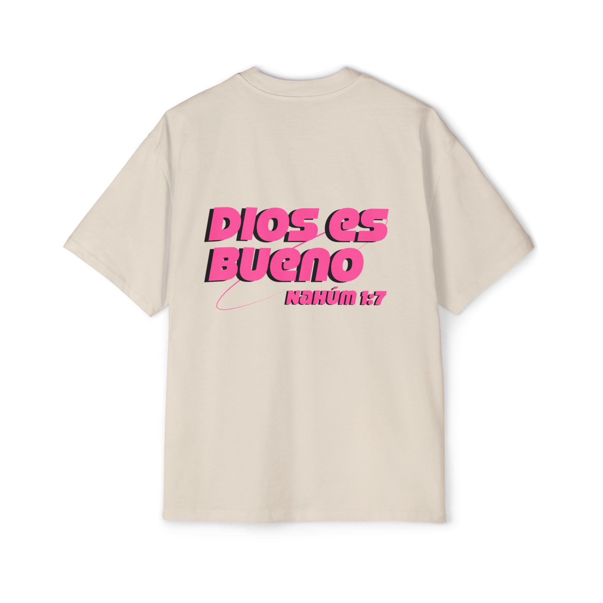 Dios Es Bueno Oversized Tee — Faith-Inspired Spanish Graphic T-Shirt