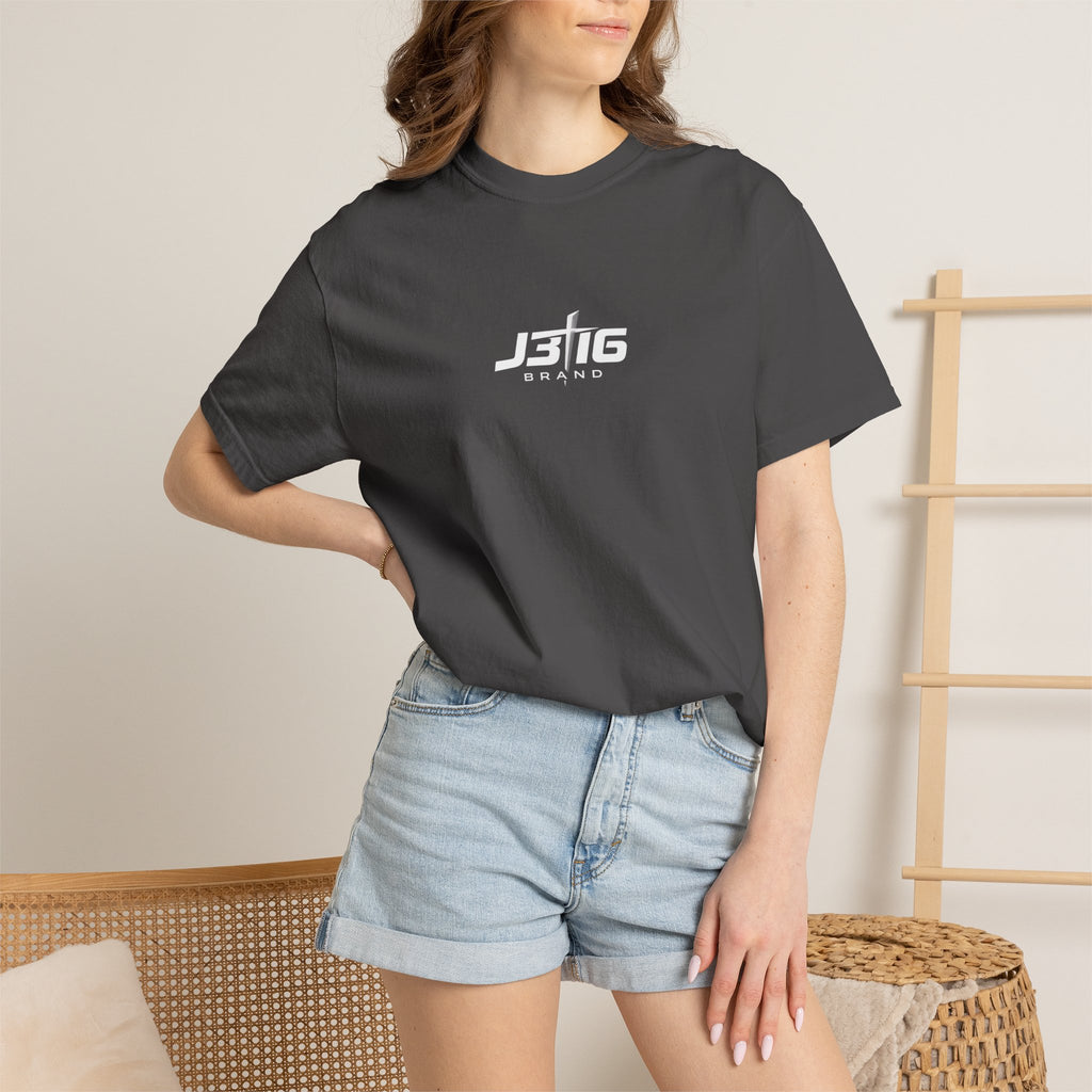 Religious Graphic T-Shirt — "Cristo Mi Redentor" Street Art Design