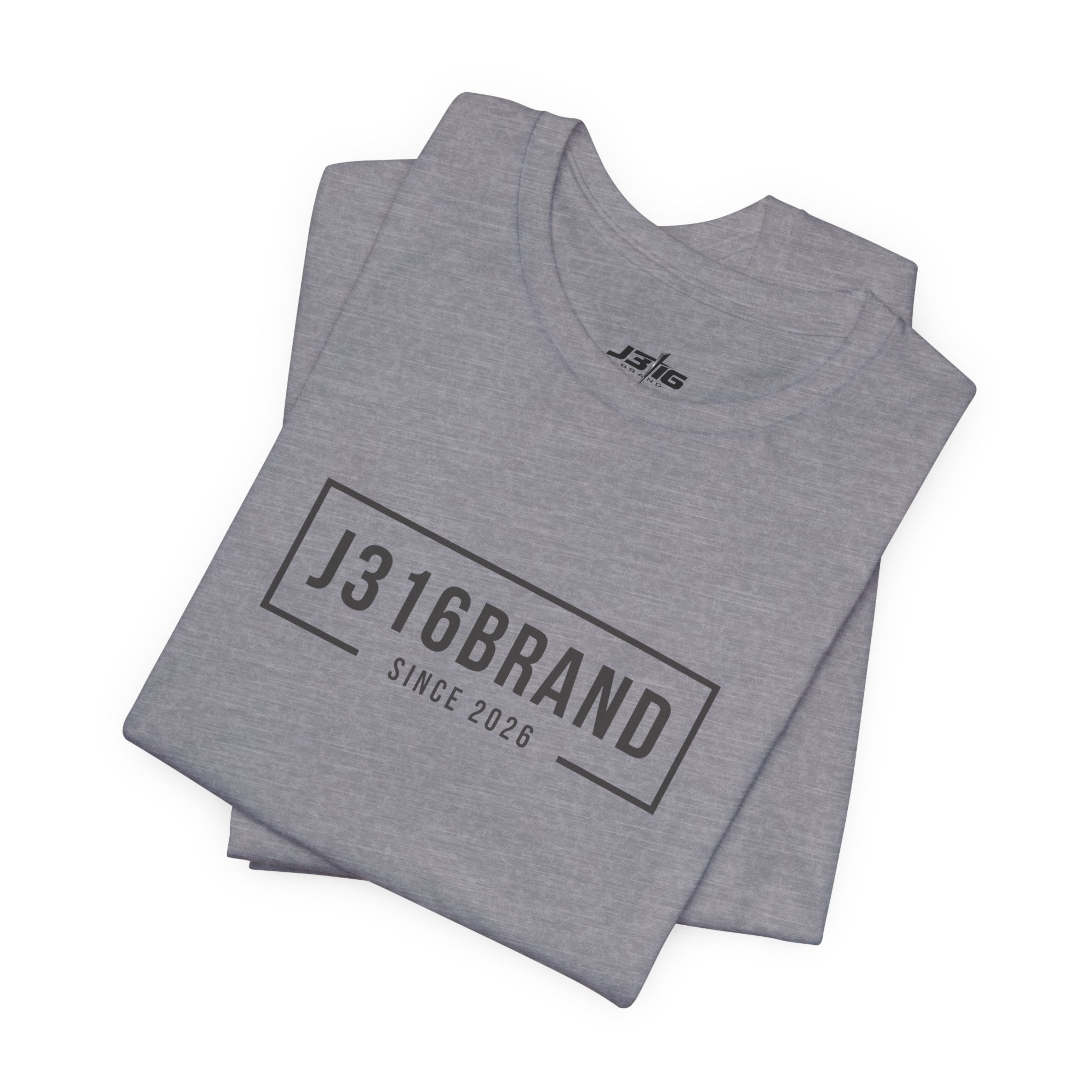 J316BRAND Graphic Tee — Minimal Box Logo T-Shirt