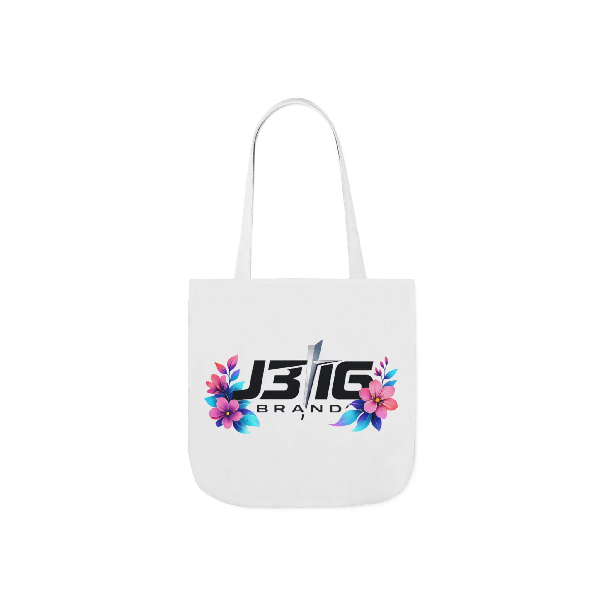 J316 Brand Floral logo canvas tote