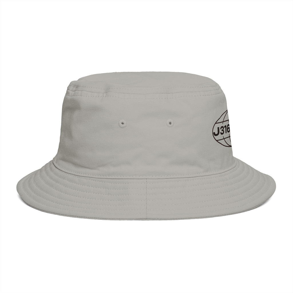 J316 Globe Logo Bucket Hat