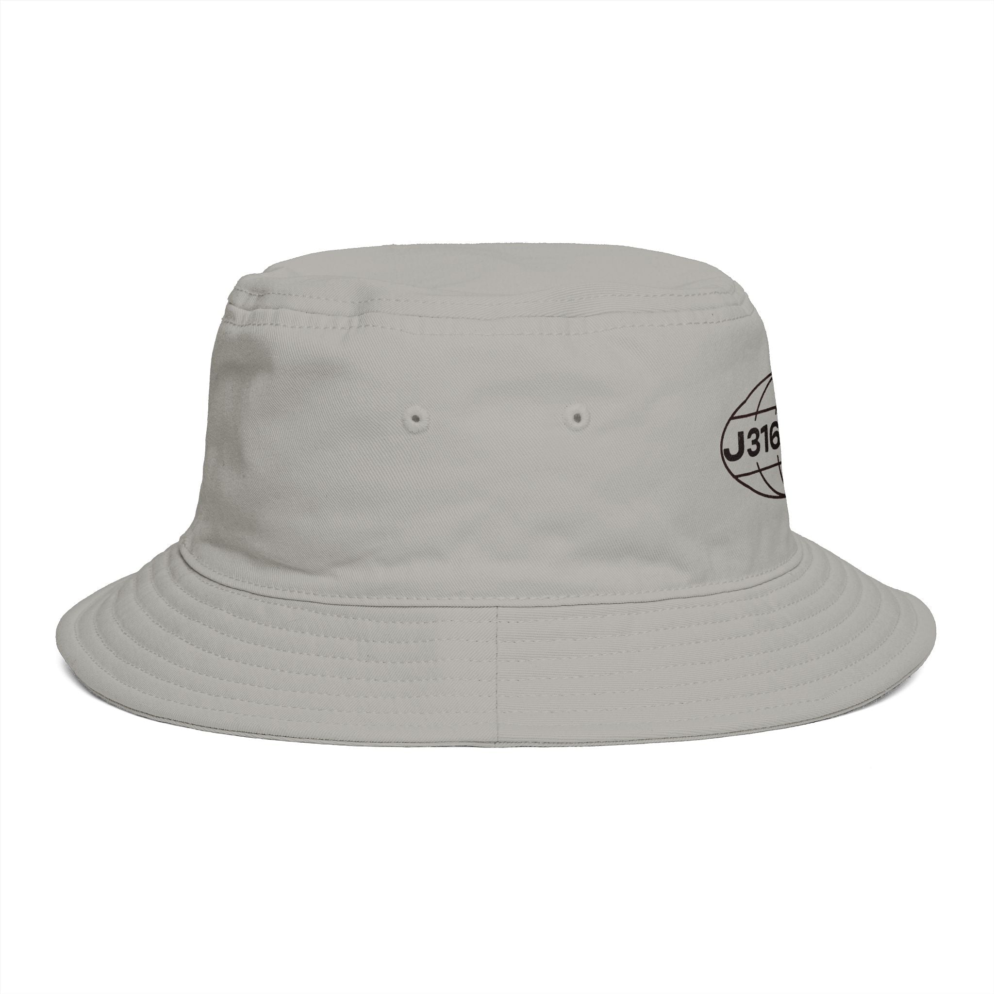 J316 Globe Logo Bucket Hat