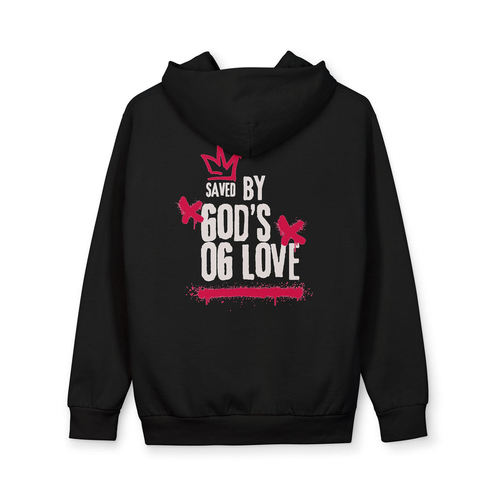 Saved By God's OG Love Hoodie Dark