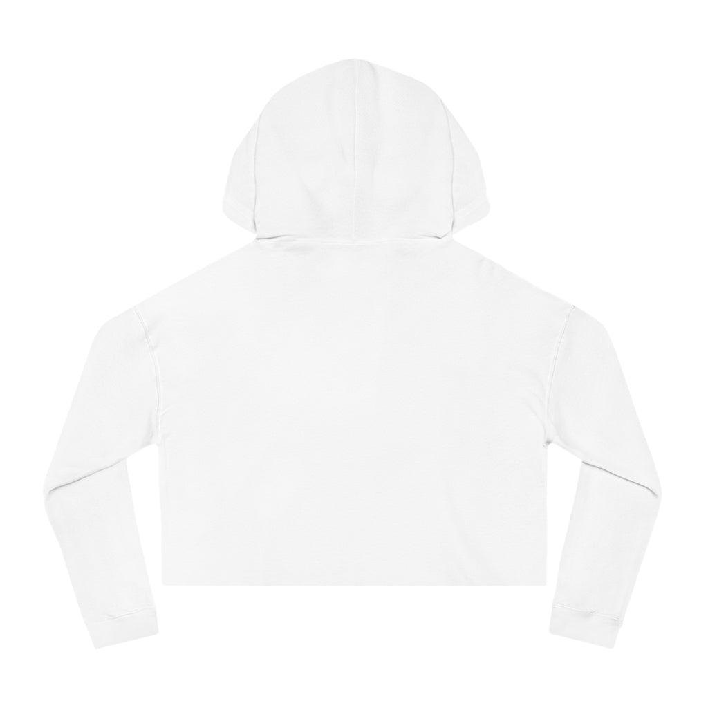 J316 Floral logo Cropped Hoodie Hooded