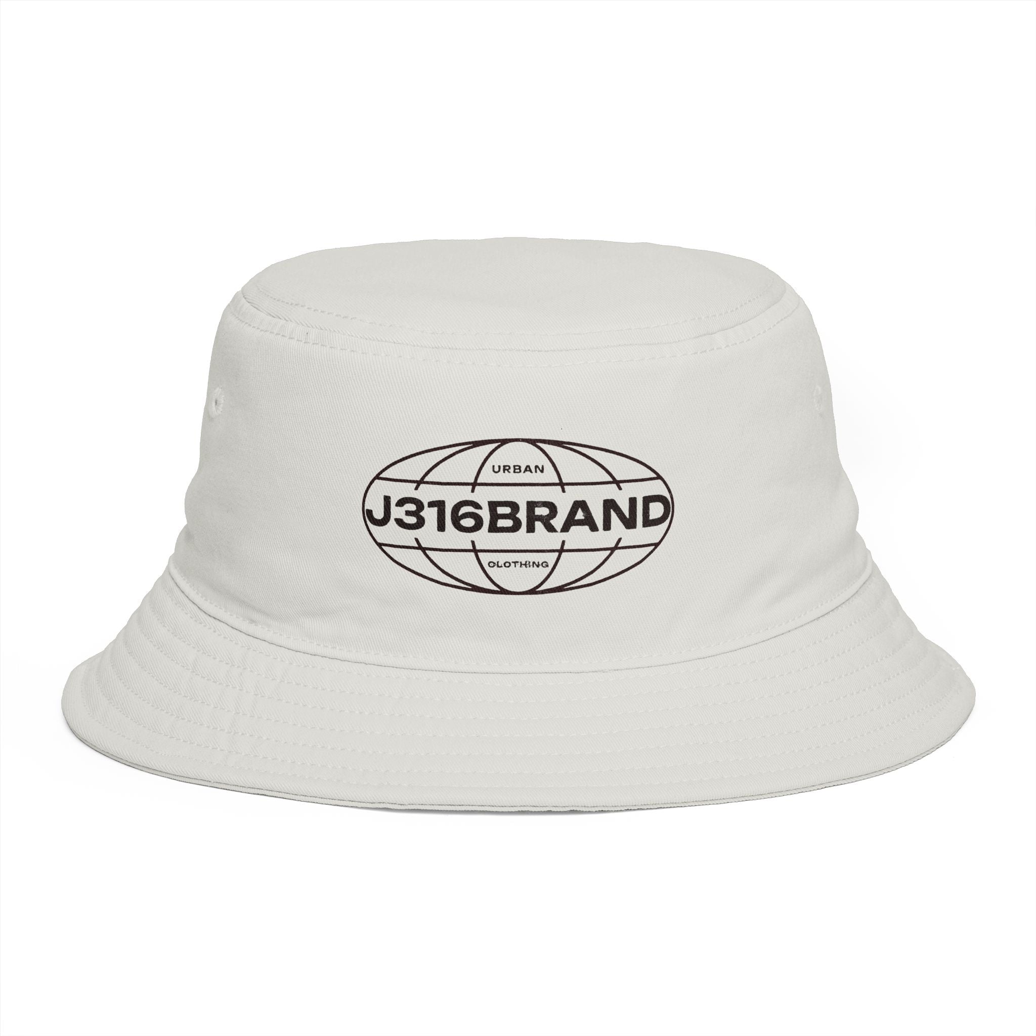 J316 Globe Logo Bucket Hat