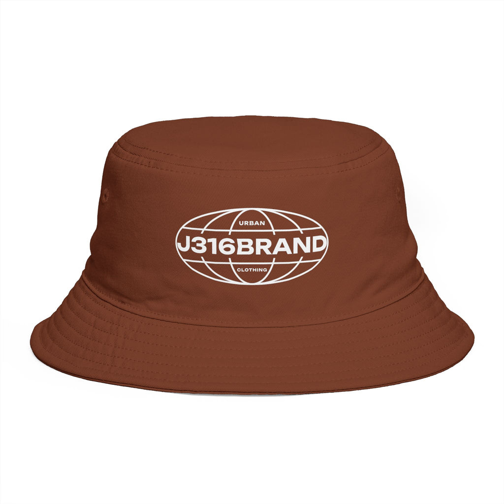 J316 Globe Logo Bucket Hat