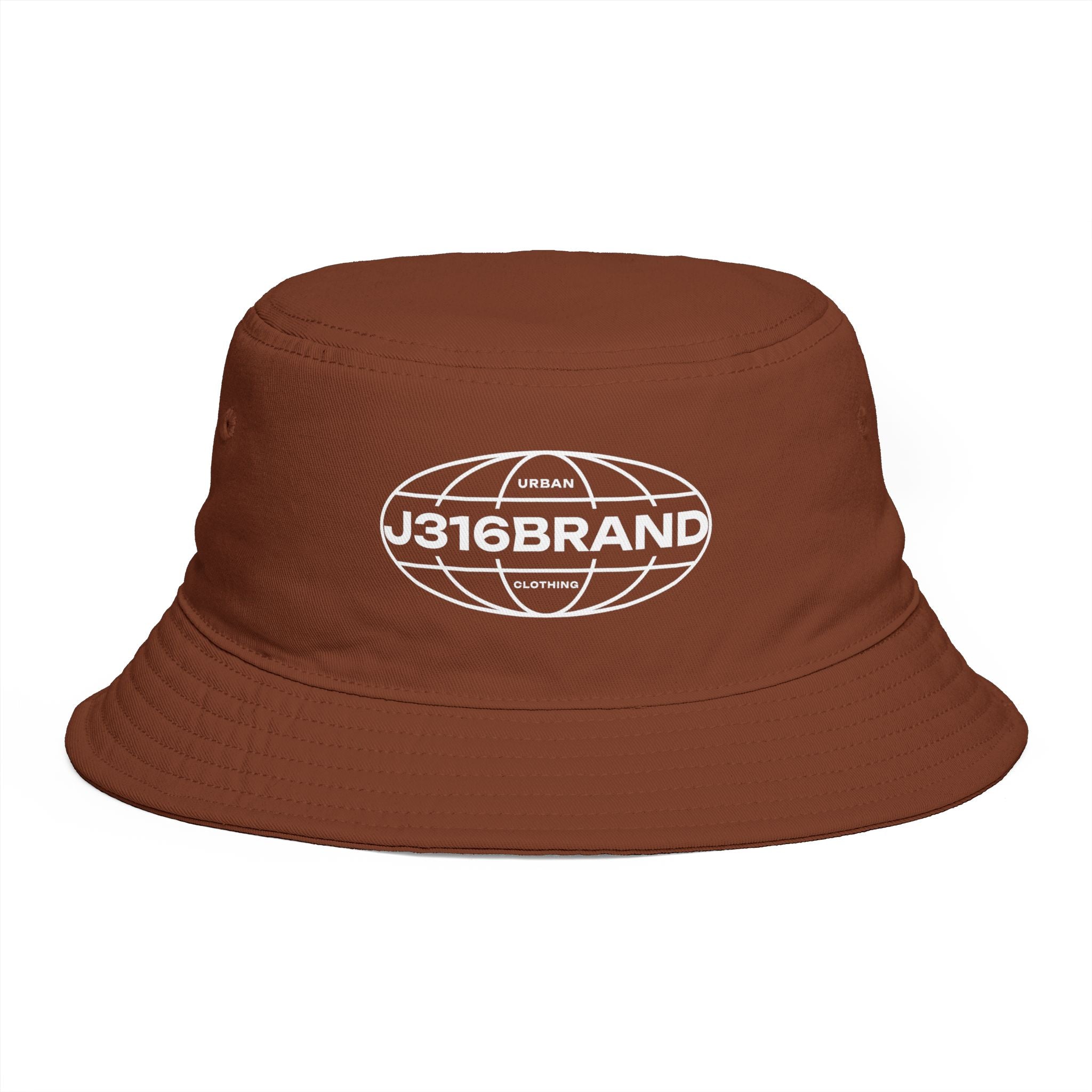 J316 Globe Logo Bucket Hat