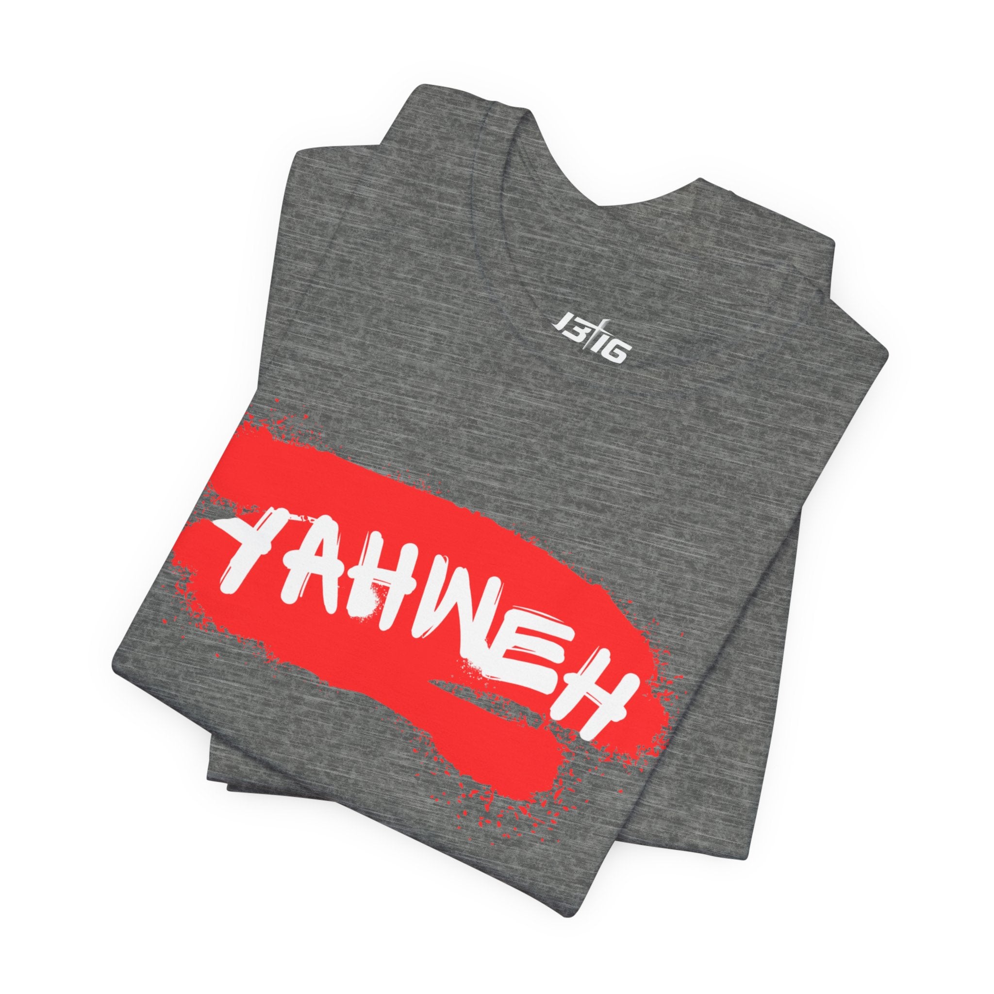 Yahweh Brushstroke Tee – Christian Faith Graphic T-Shirt