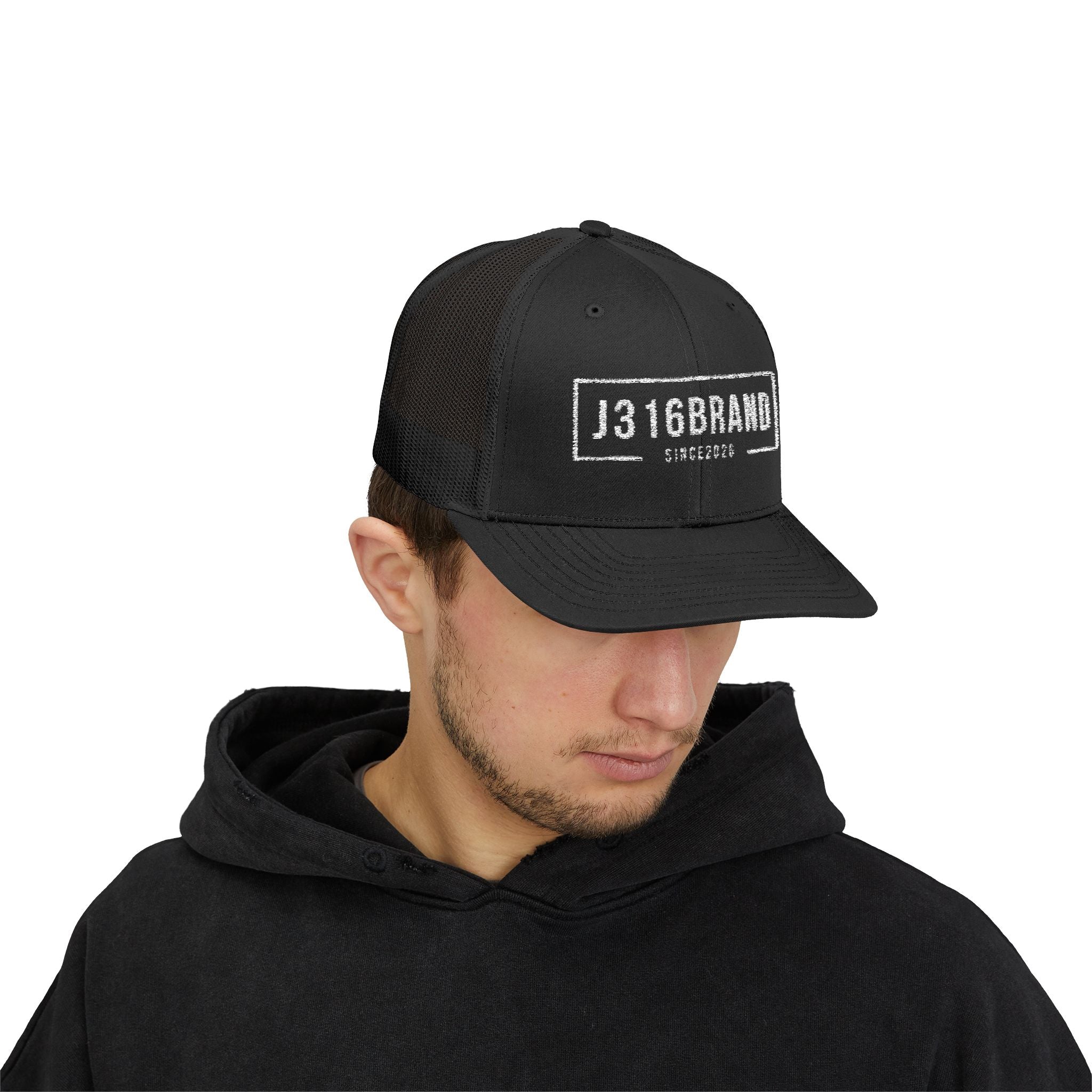 J316 Minimalist Snapback Trucker Cap