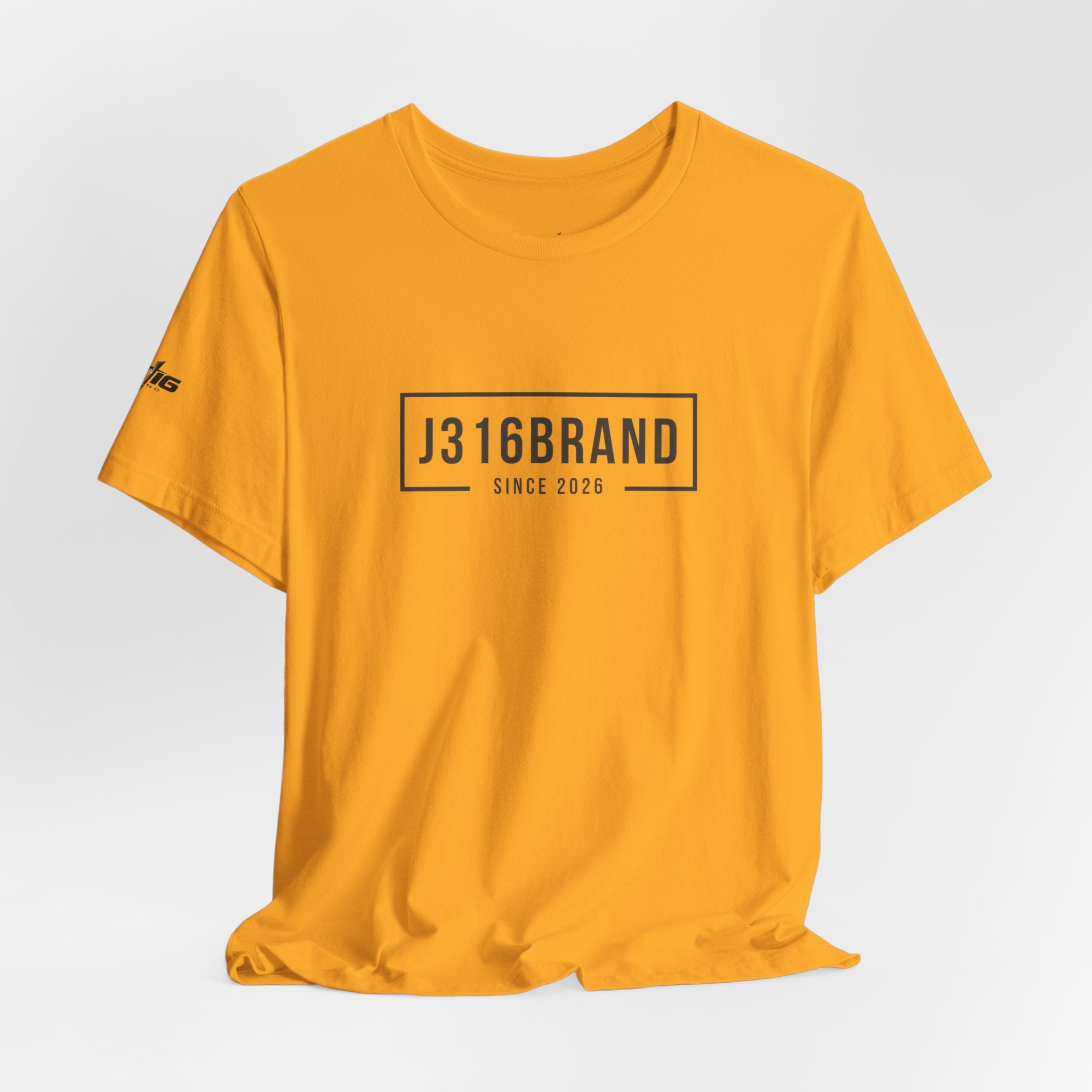 J316BRAND Graphic Tee — Minimal Box Logo T-Shirt