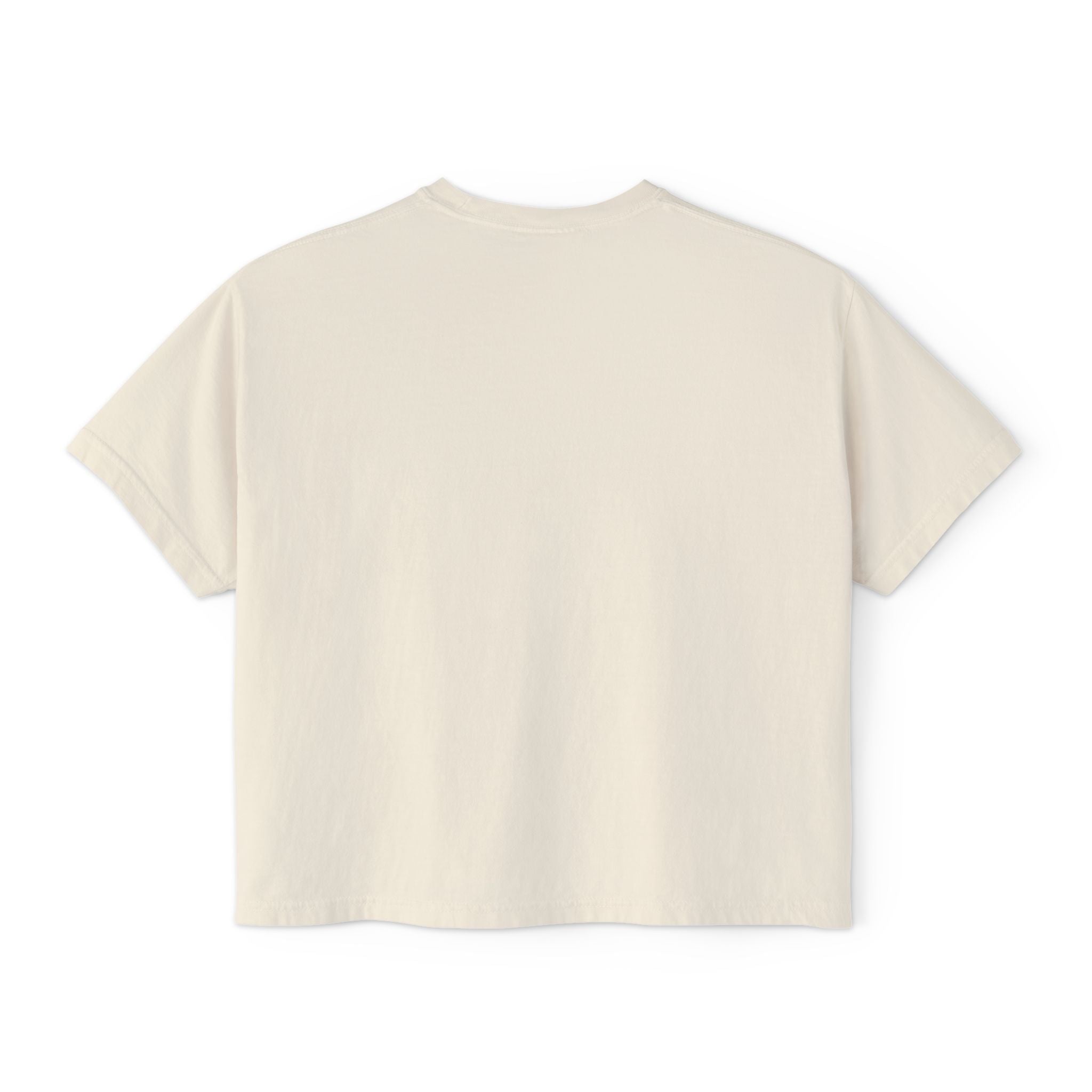 Boxy Tee — Minimal 'JBIG' Logo Women's Crop T-Shirt