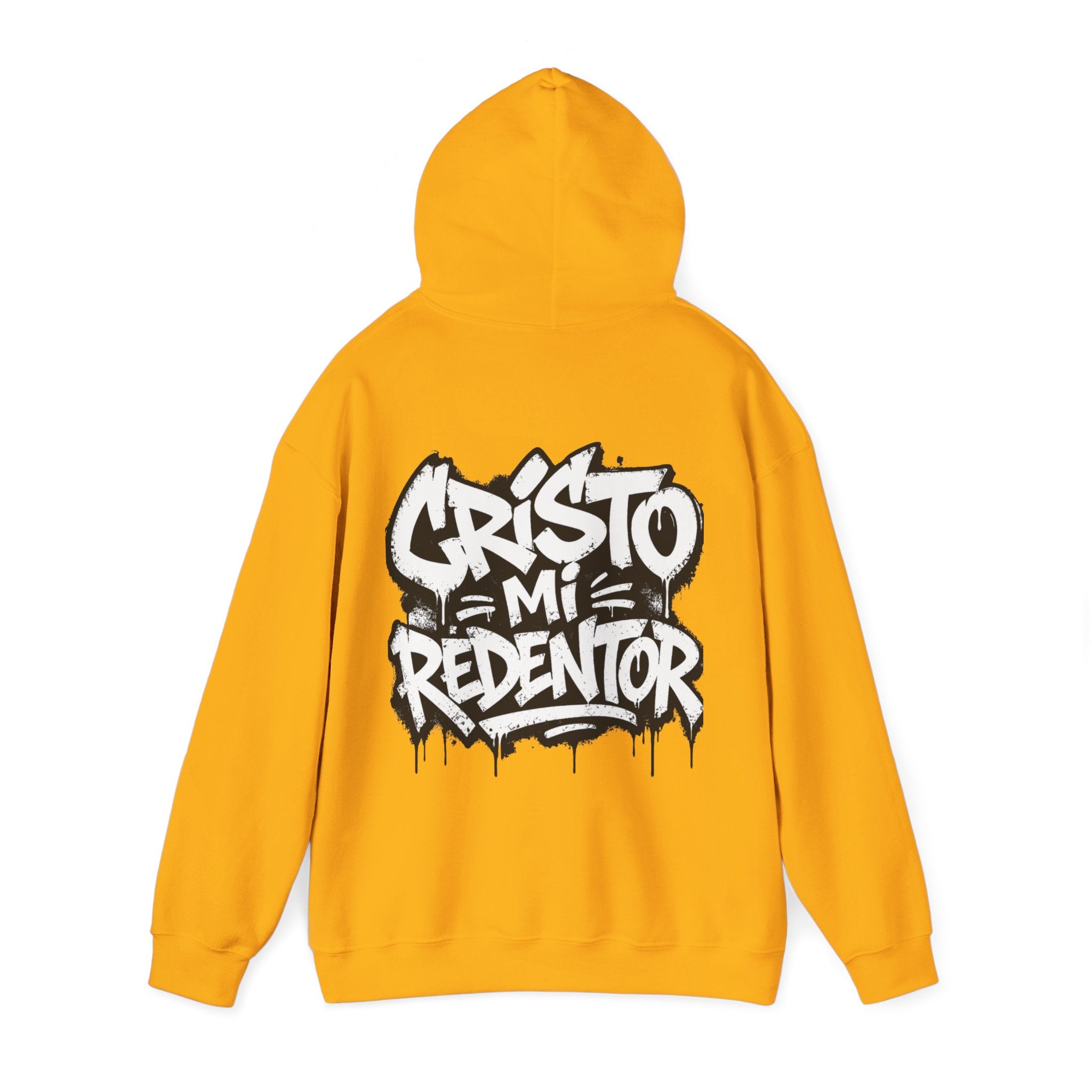 Cristo Mi Redentor Hoodie — Graffiti Christian Faith Sweatshirt