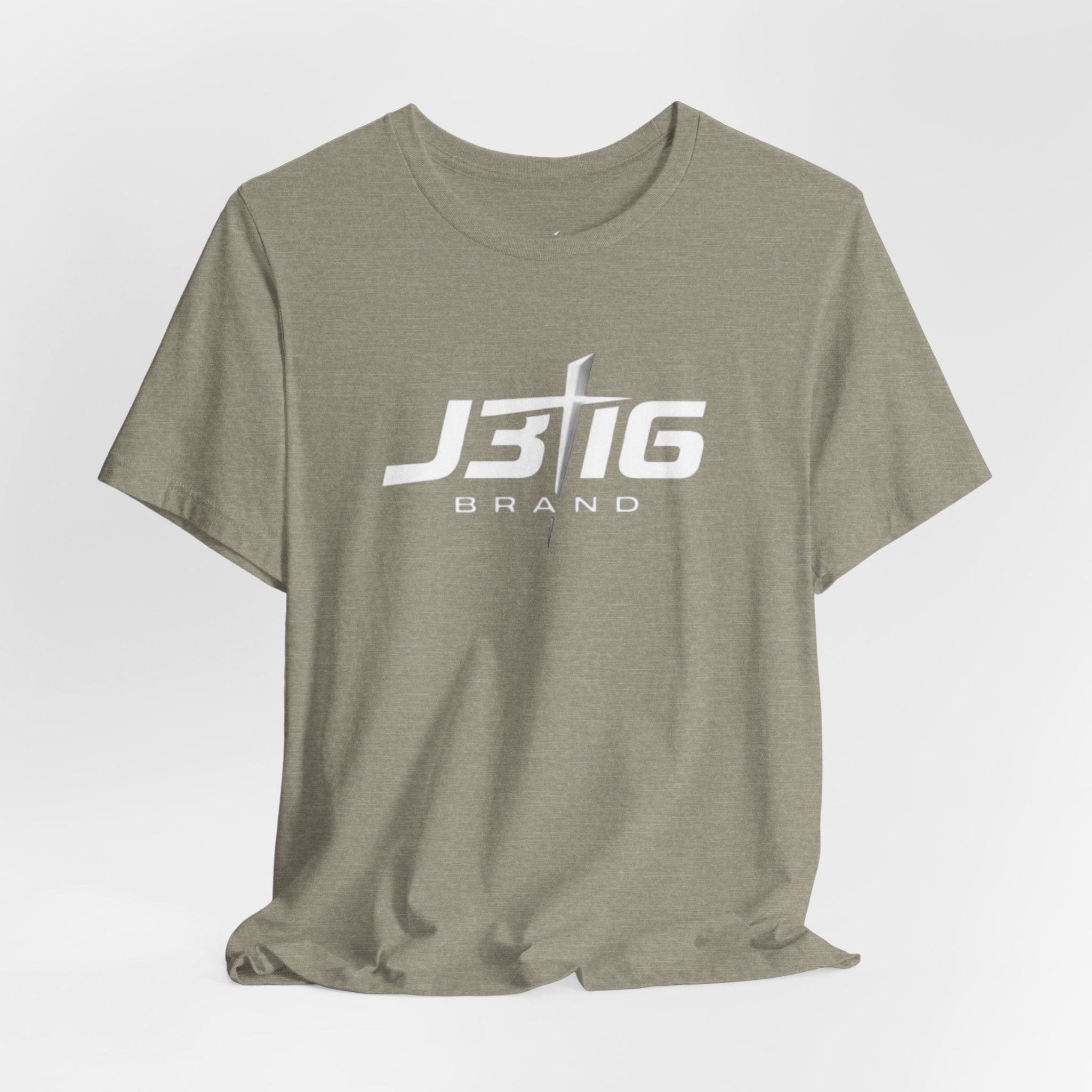 J3T6 Brand Logo Tee - Men's Heathered Graphic T-Shirt