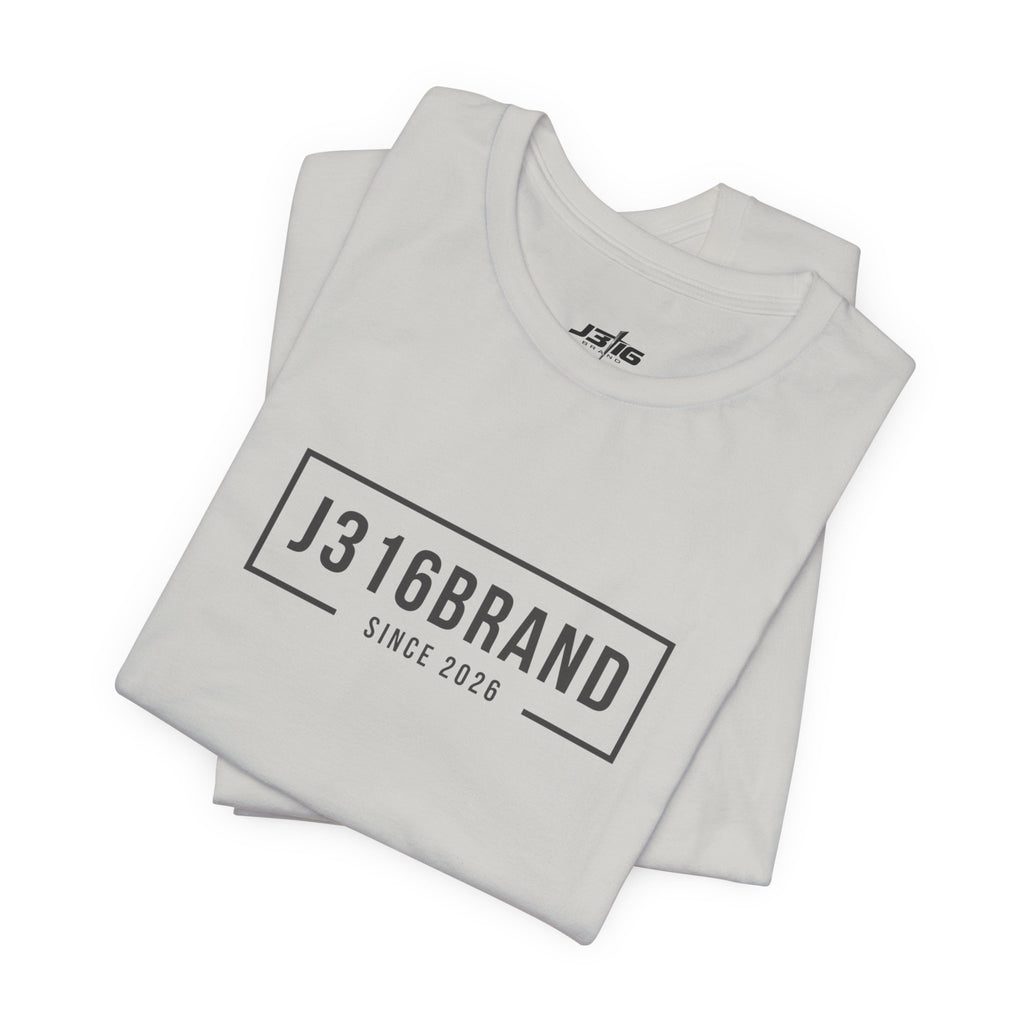 J316BRAND Graphic Tee — Minimal Box Logo T-Shirt