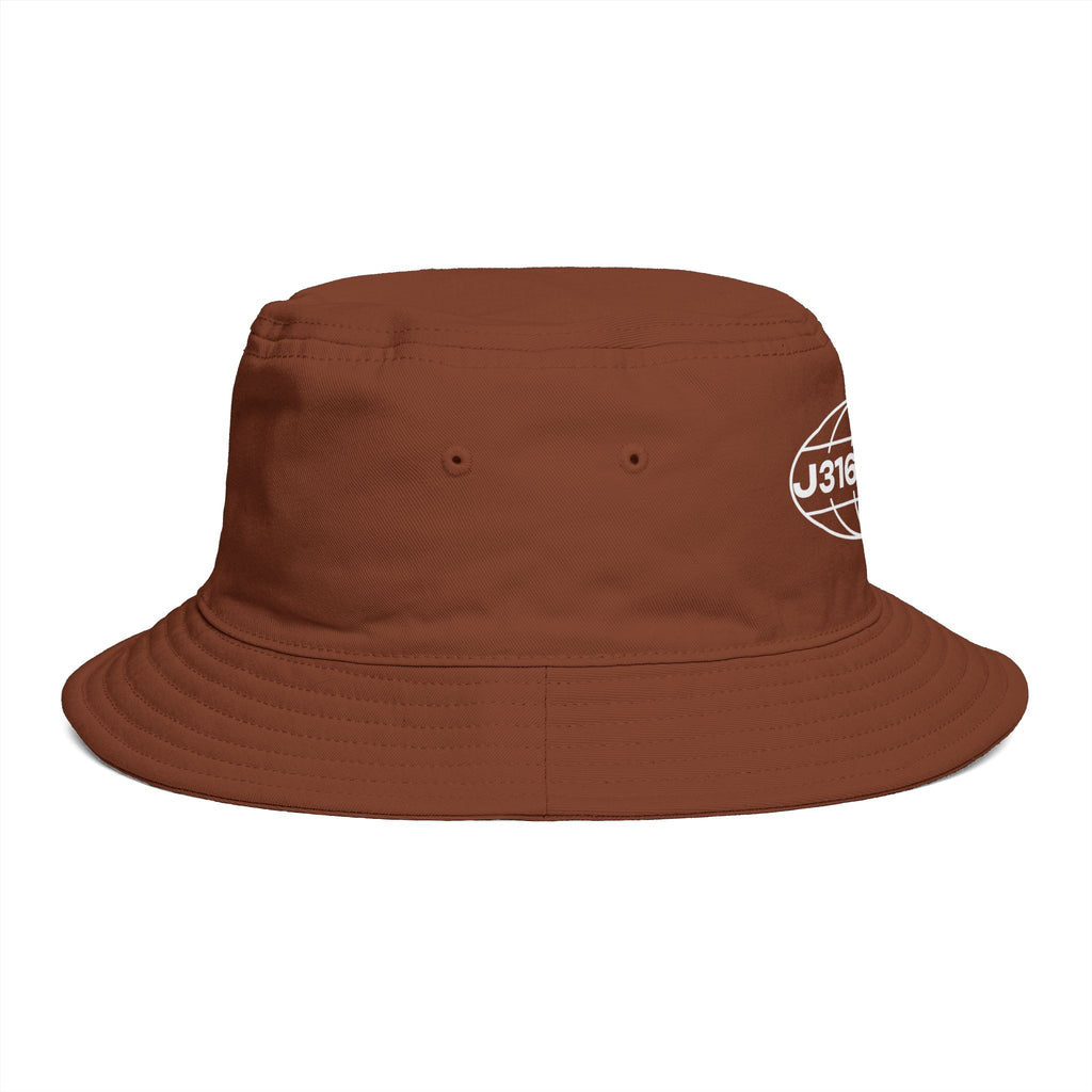 J316 Globe Logo Bucket Hat