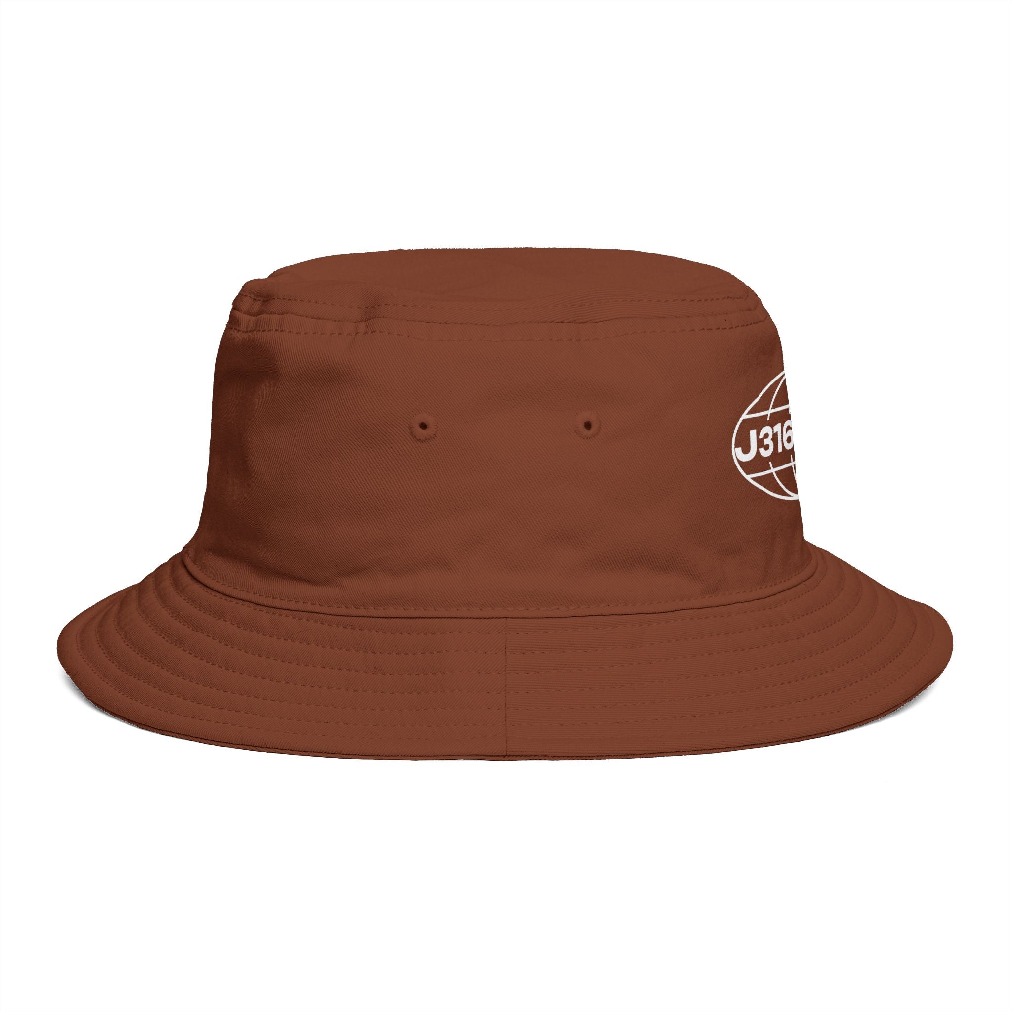 J316 Globe Logo Bucket Hat