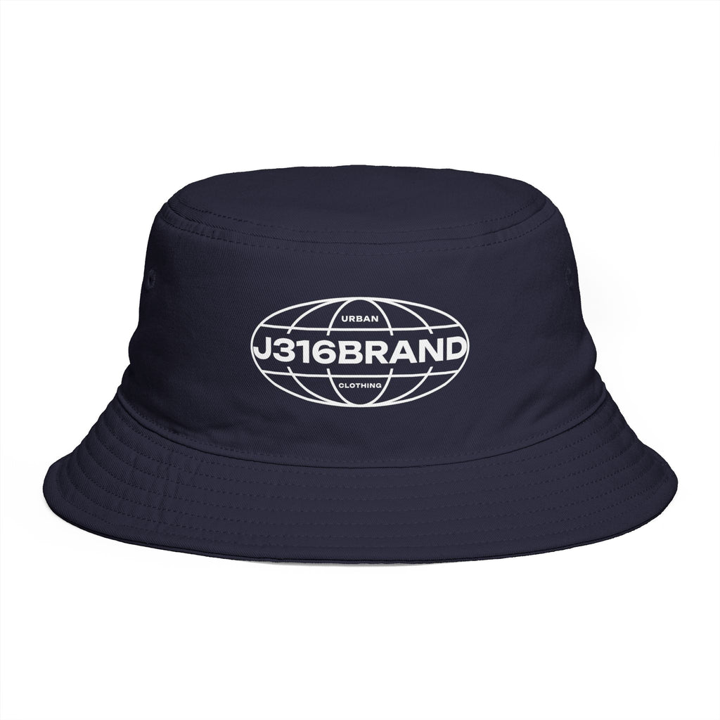 J316 Globe Logo Bucket Hat