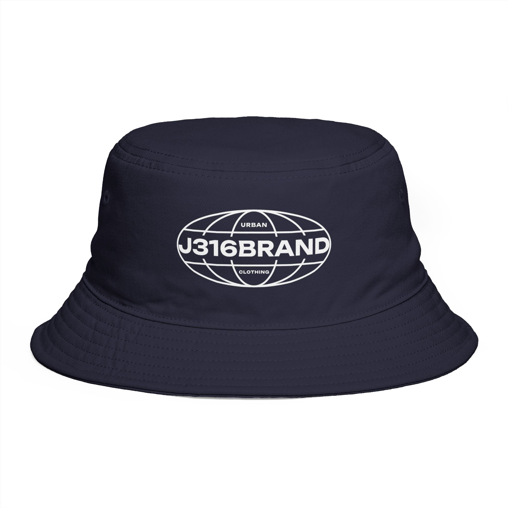 J316 Globe Logo Bucket Hat