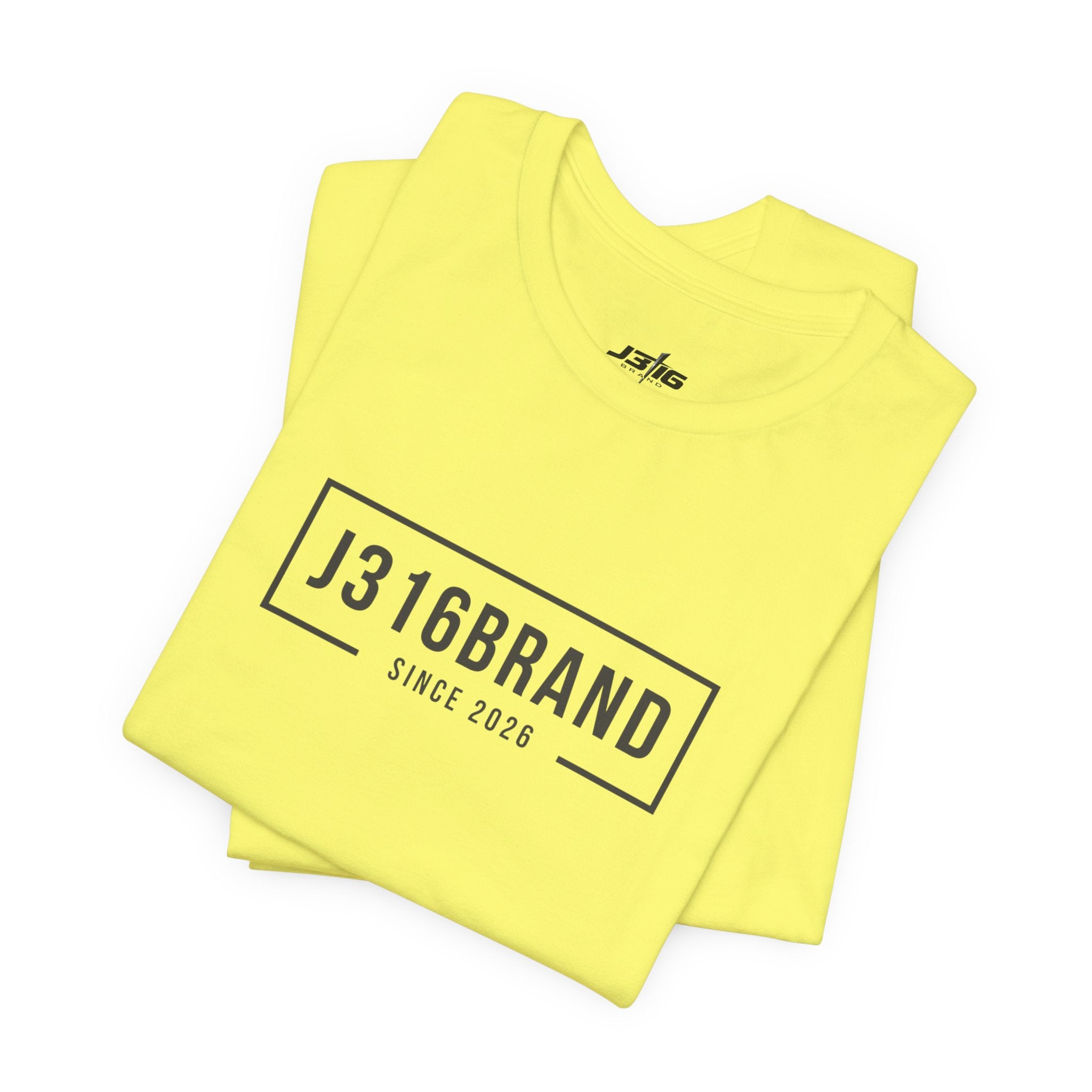 J316BRAND Graphic Tee — Minimal Box Logo T-Shirt