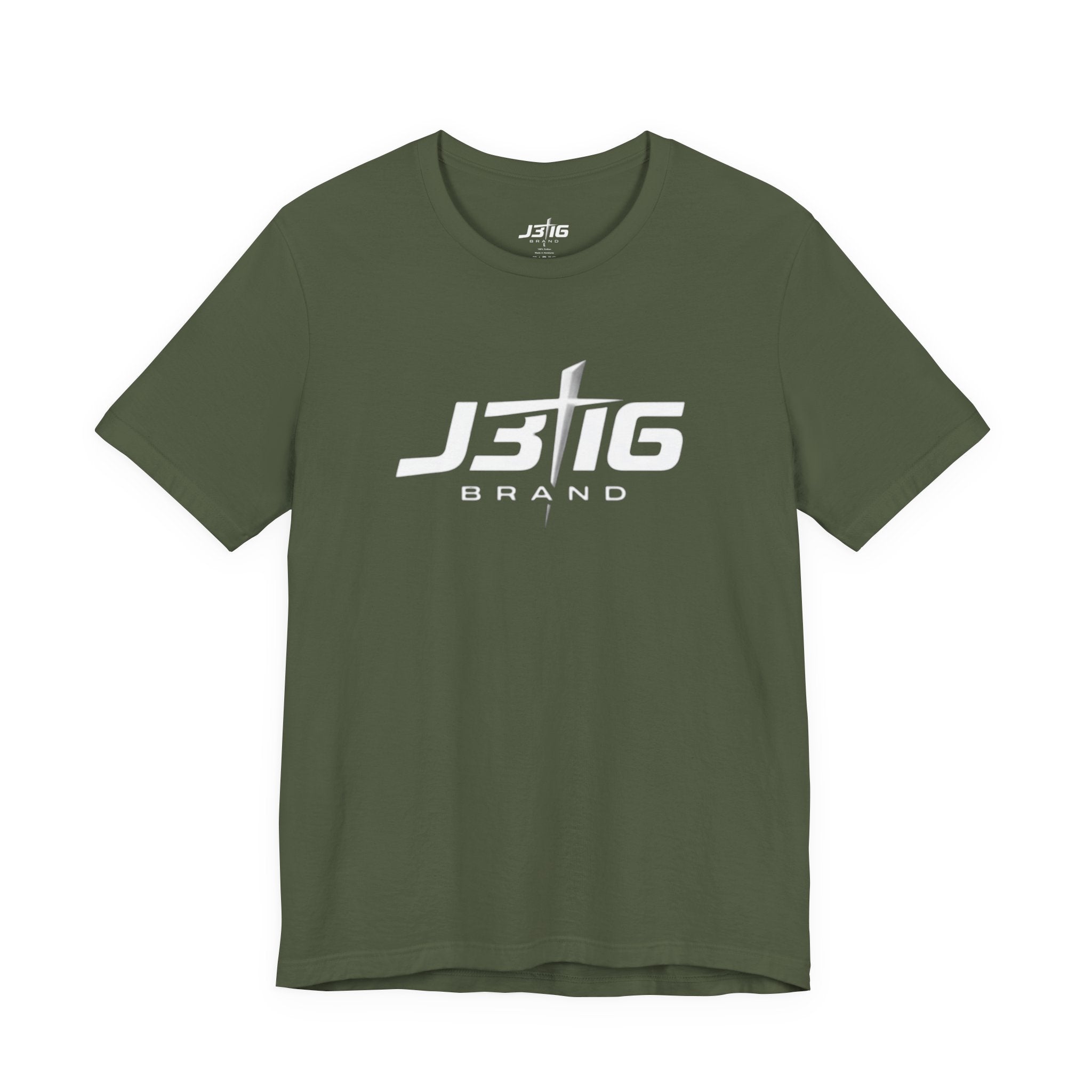 J3T6 Brand Logo Tee - Men's Heathered Graphic T-Shirt