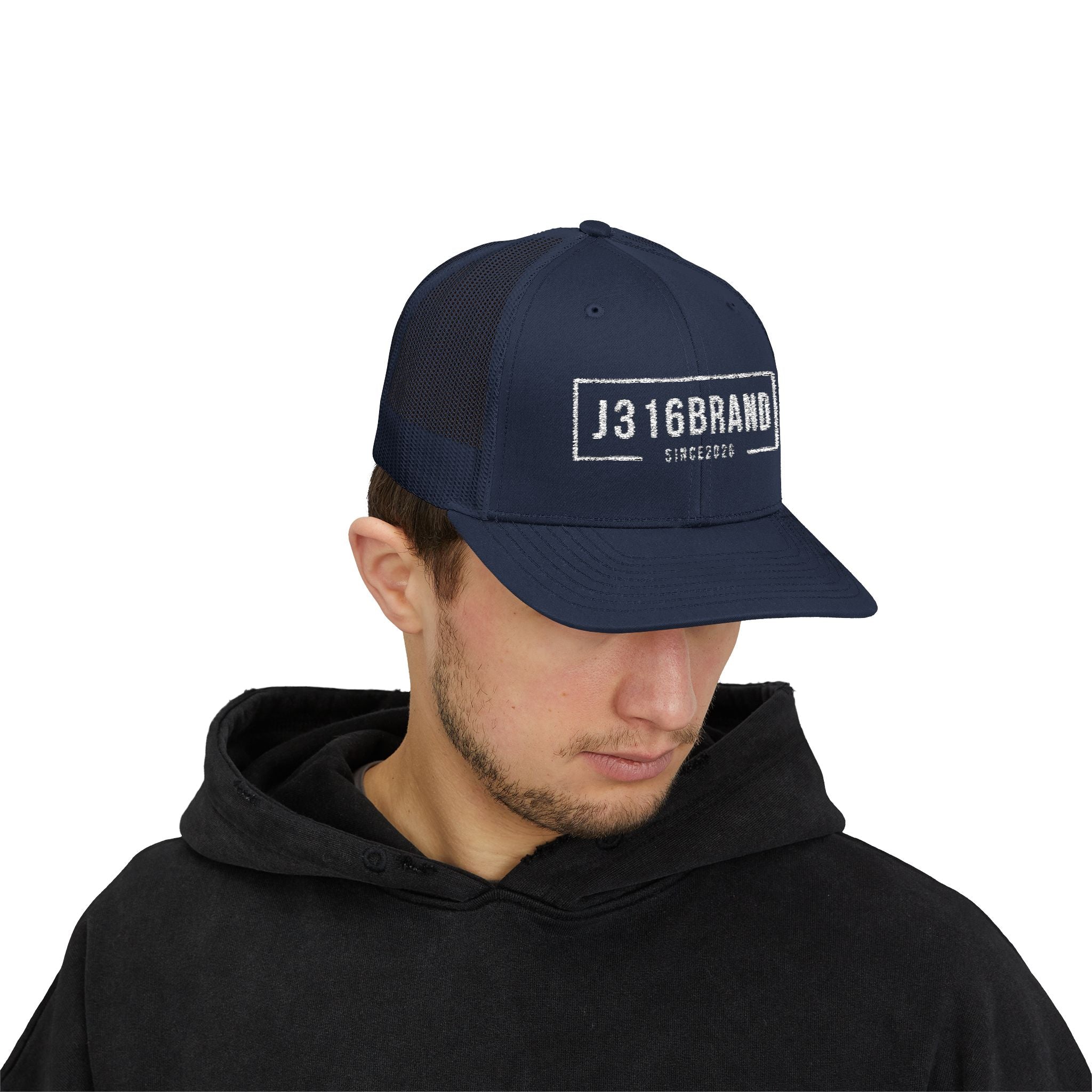 J316 Minimalist Snapback Trucker Cap