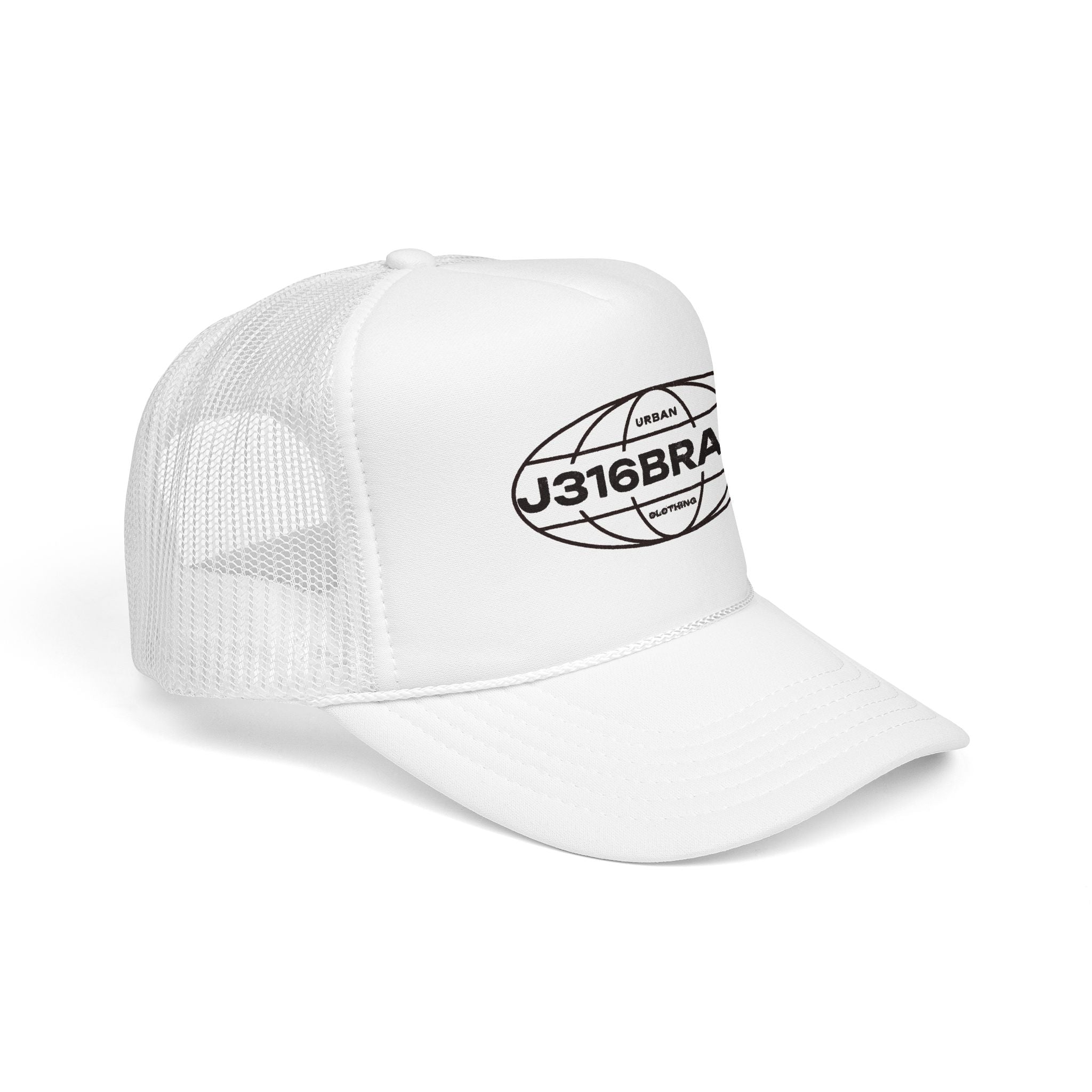 J316 Globe Foam Trucker Hat Dark