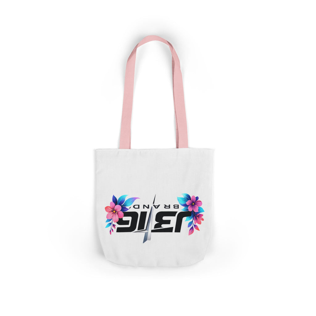 J316 Brand Floral logo canvas tote