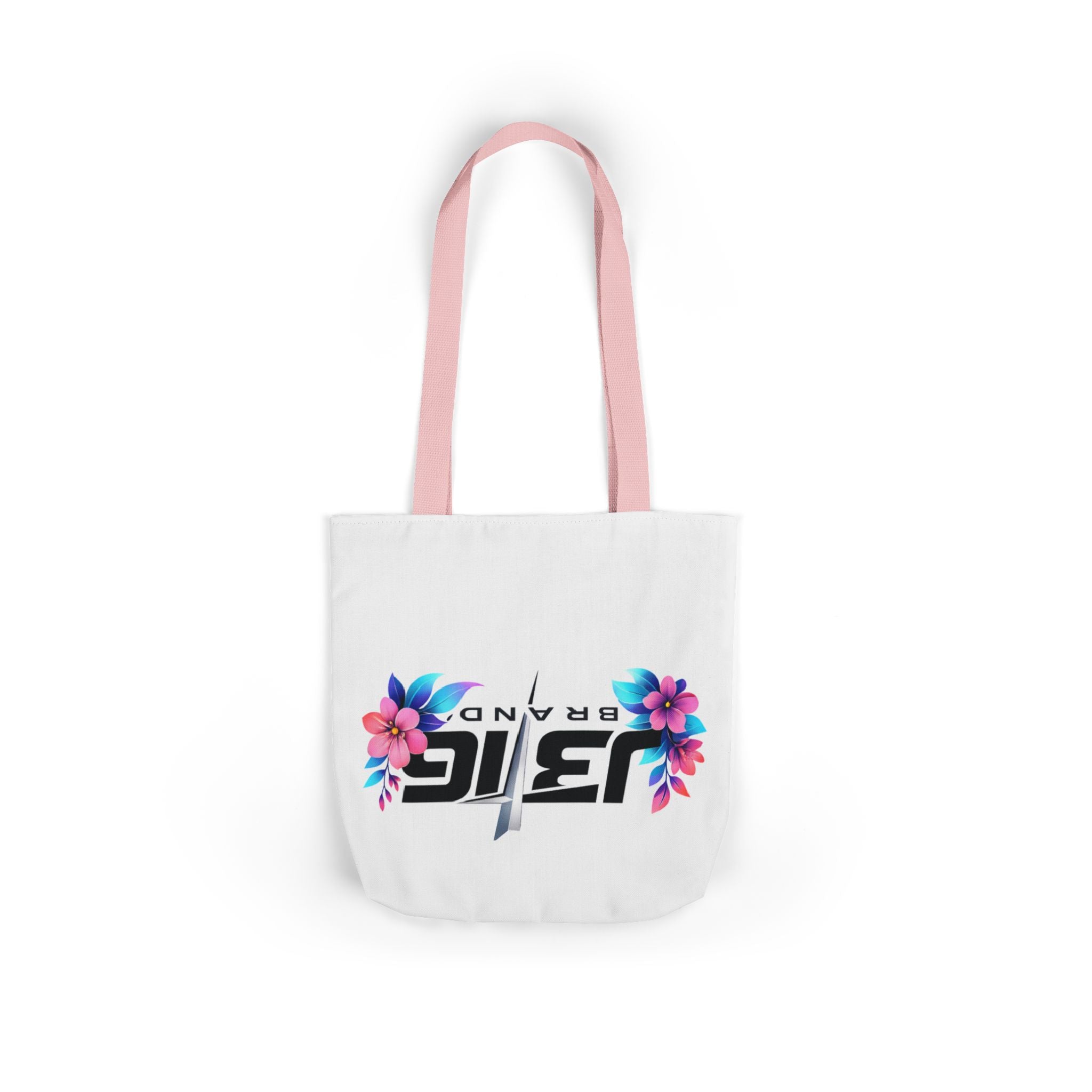 J316 Brand Floral logo canvas tote