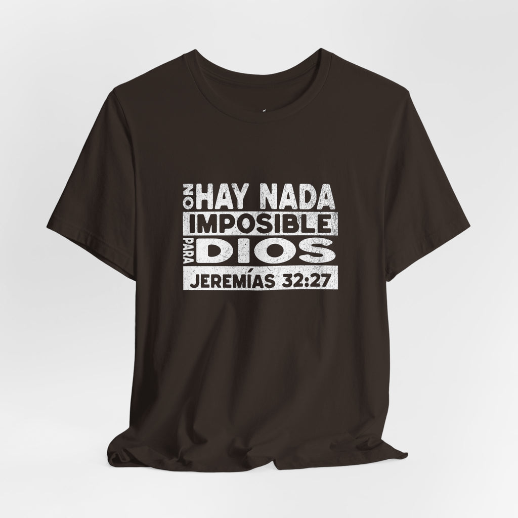J316 No Hay Nada Imposible Para Dios