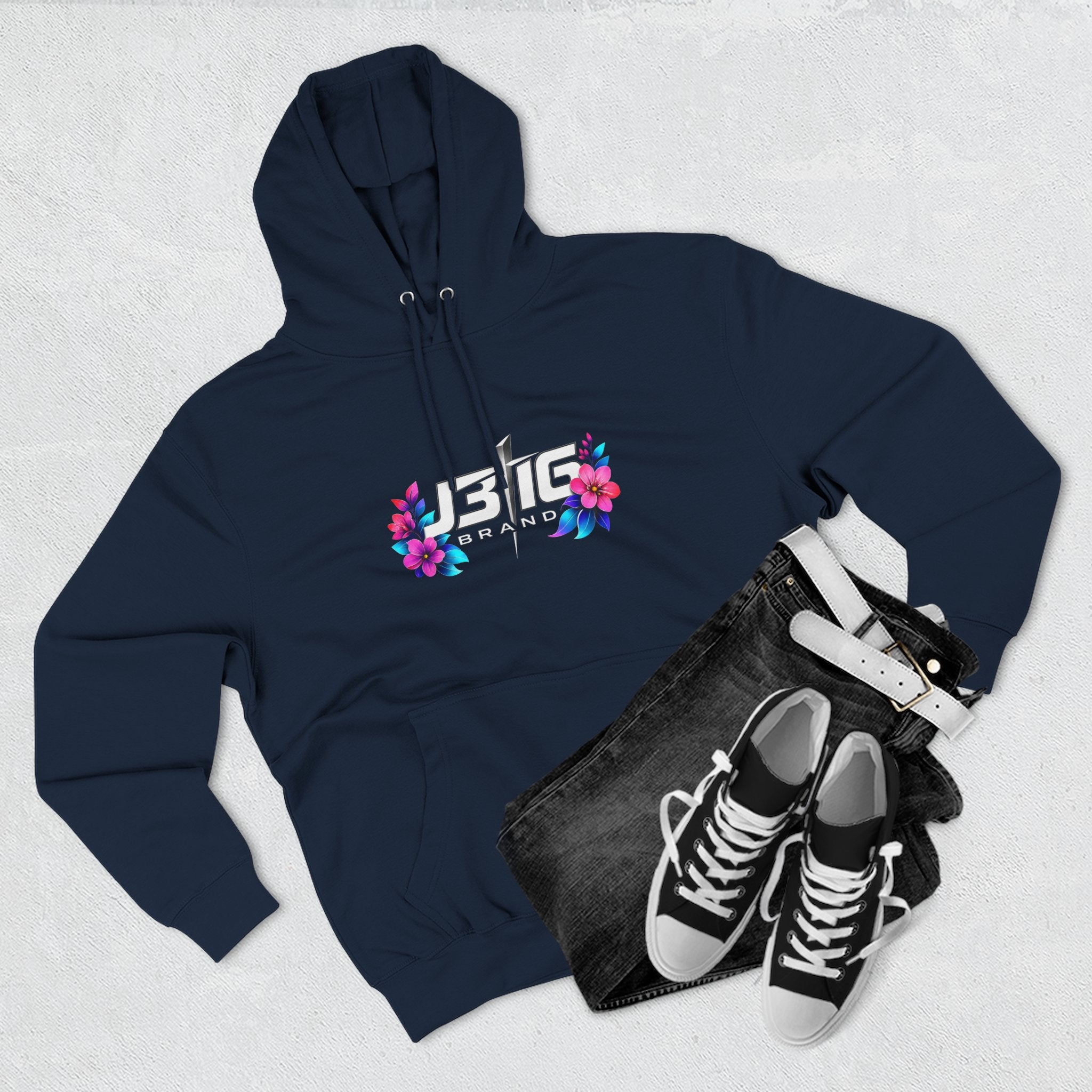 J316 Floral Logo Hoodie dark