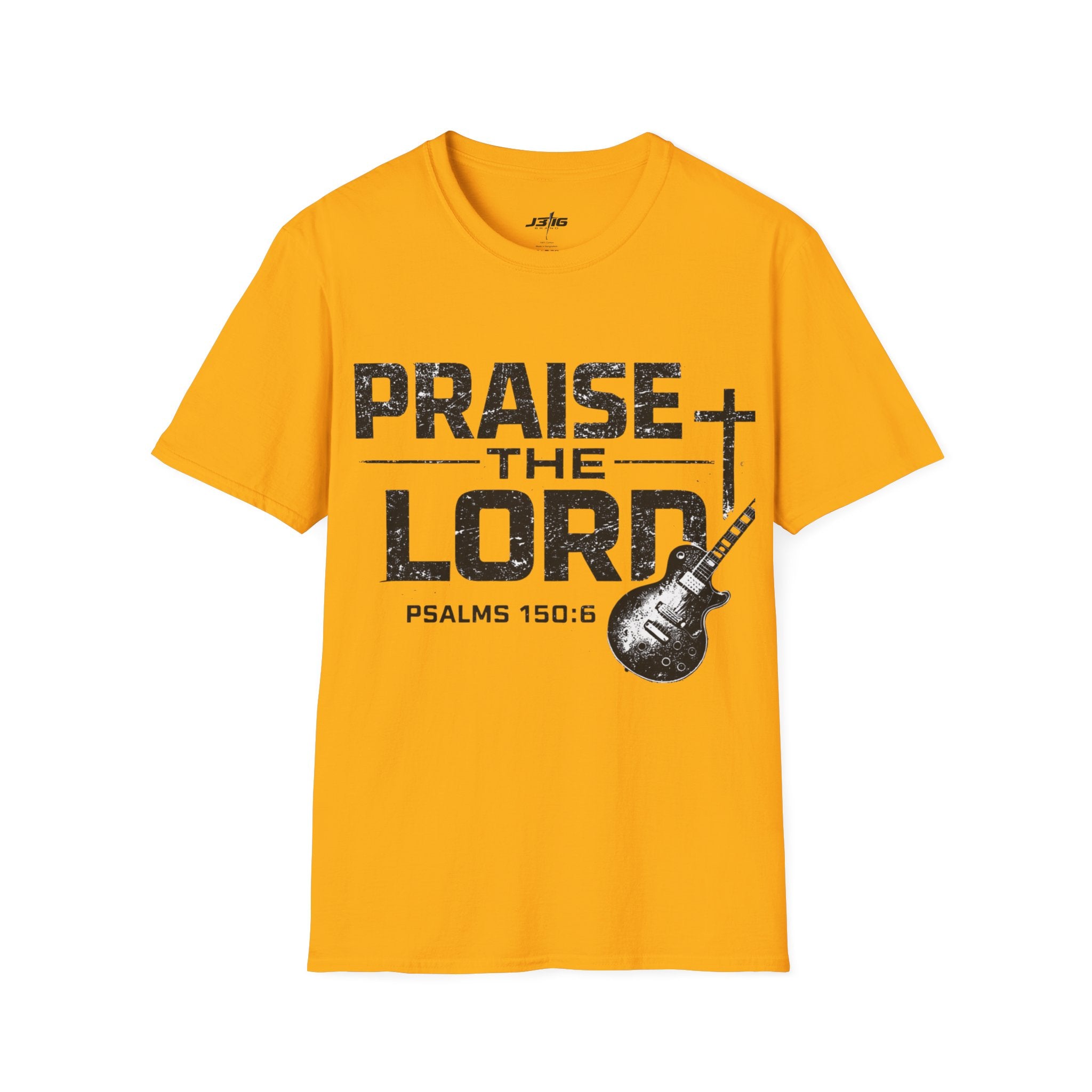 Praise the Lord T-Shirt — Psalms 150:6 Guitar Christian Tee