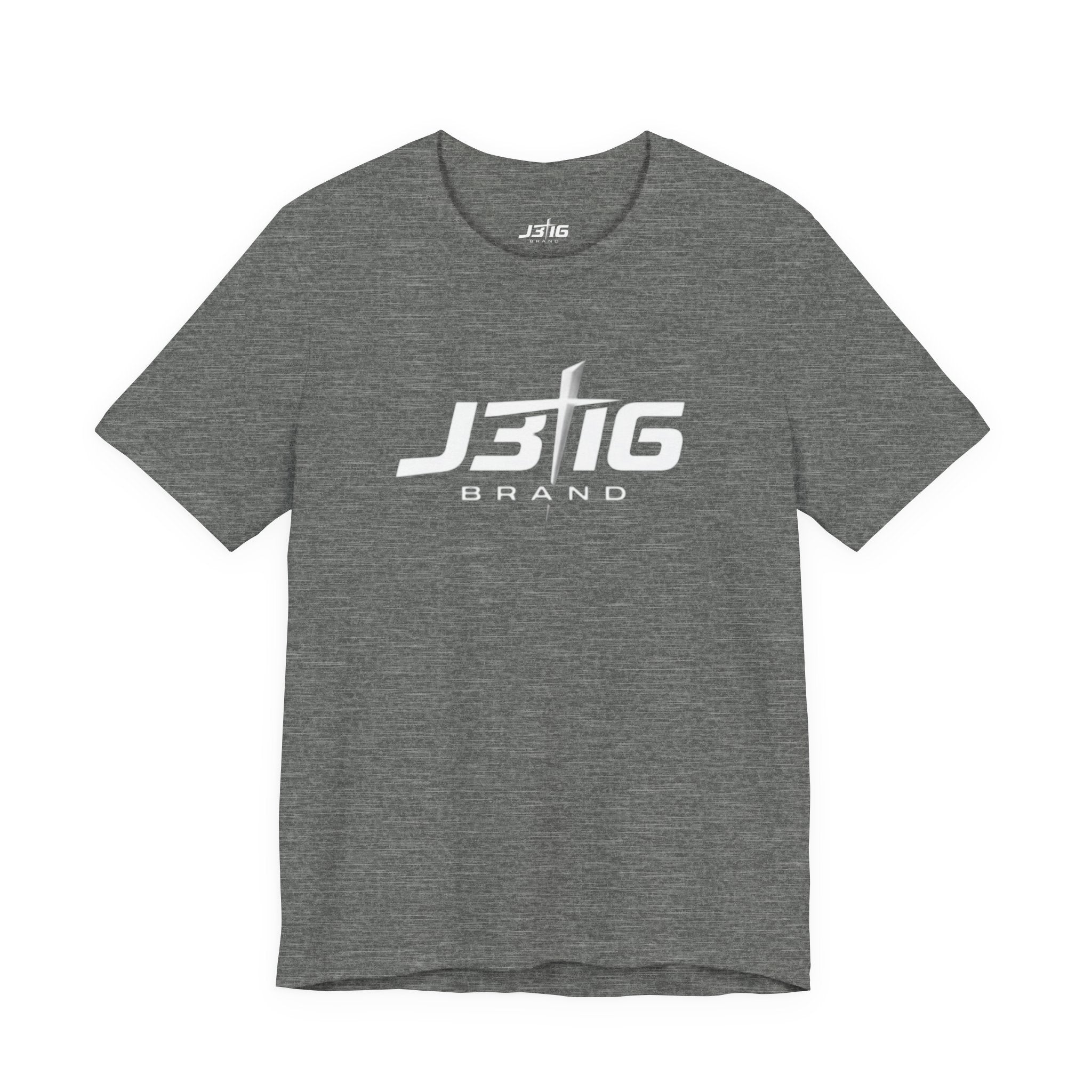 J3T6 Brand Logo Tee - Men's Heathered Graphic T-Shirt
