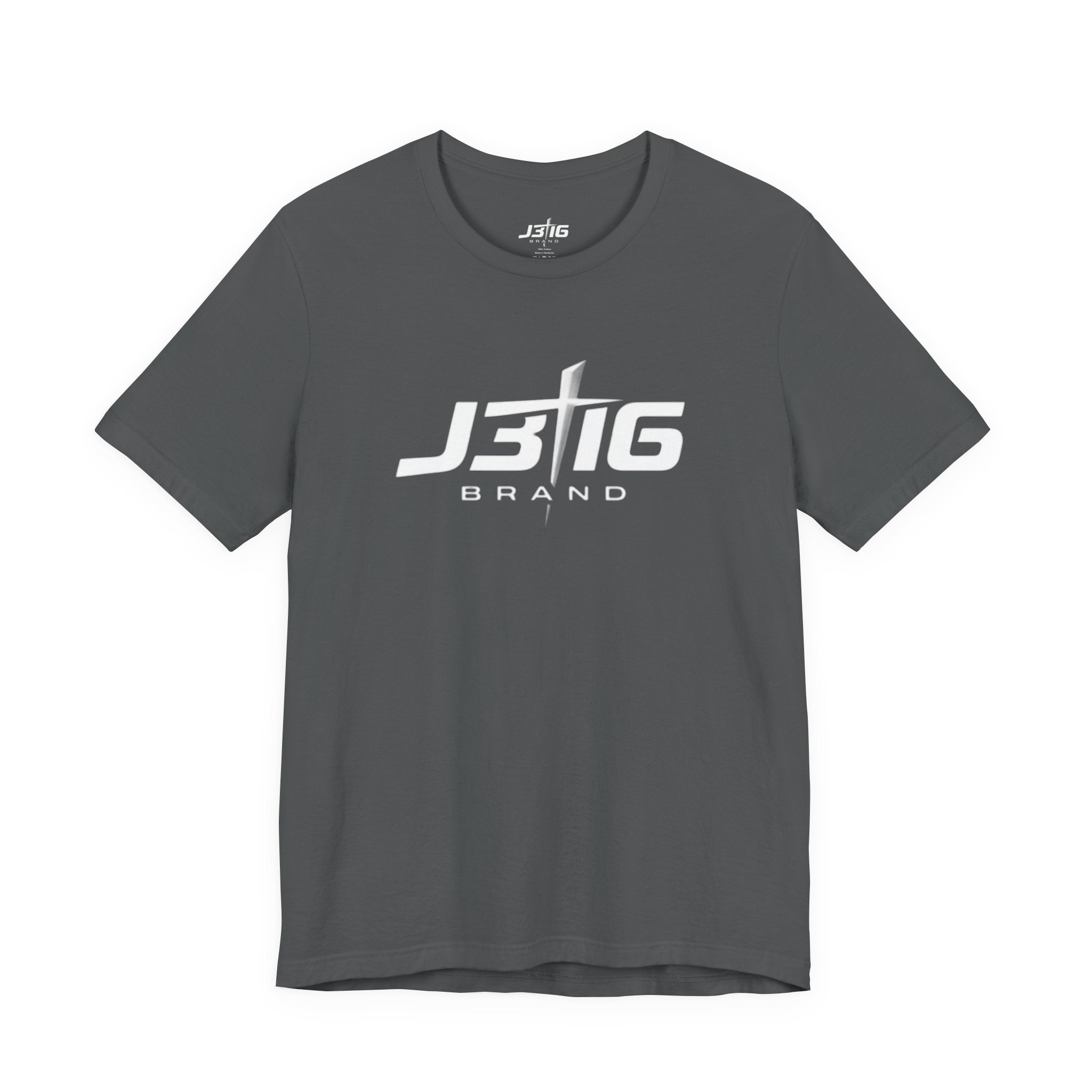 J3T6 Brand Logo Tee - Men's Heathered Graphic T-Shirt