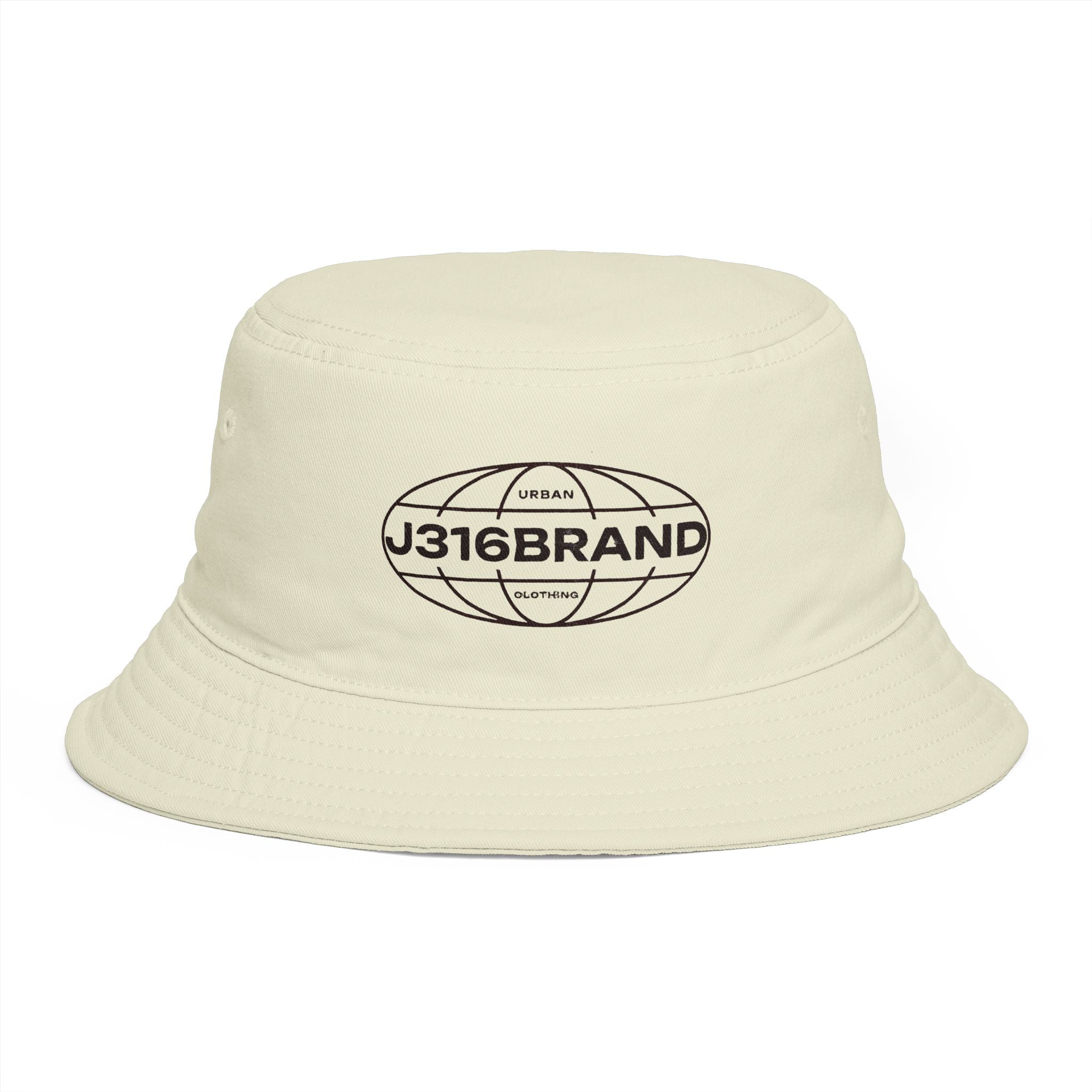 J316 Globe Logo Bucket Hat