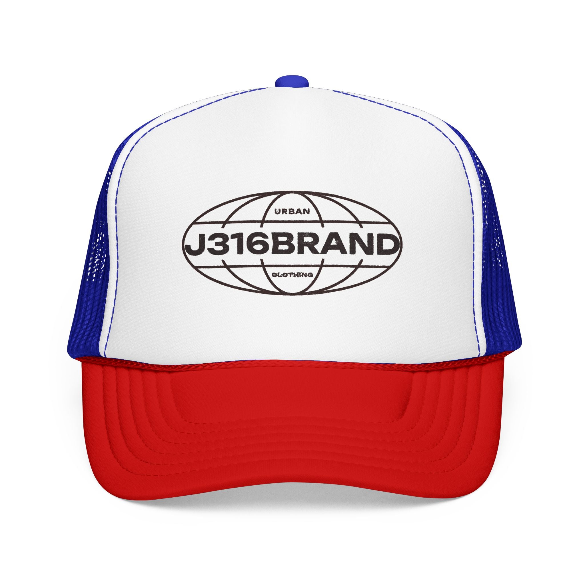 J316 Globe Foam Trucker Hat Dark